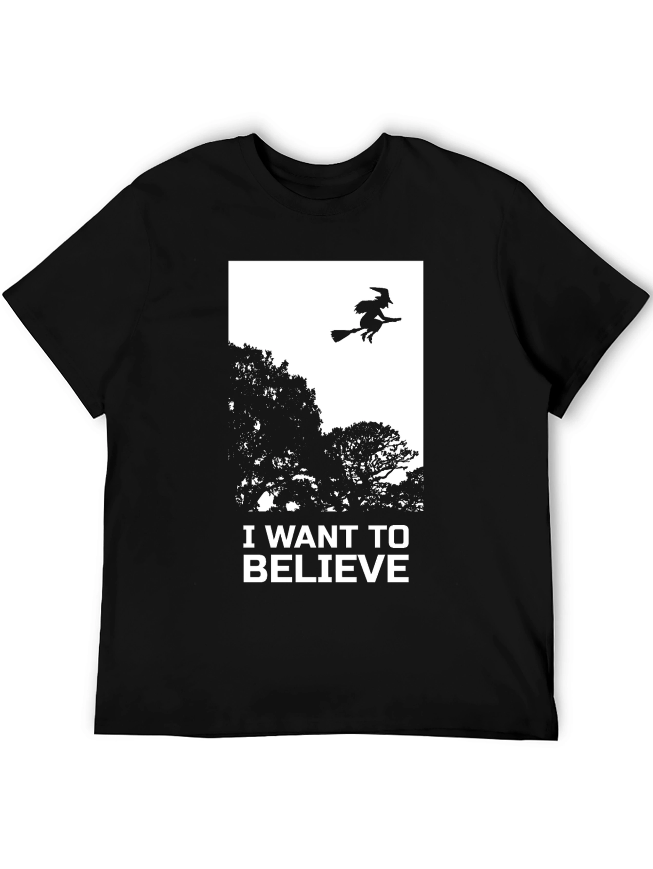 I Want To Believe Witch Graphic Tee