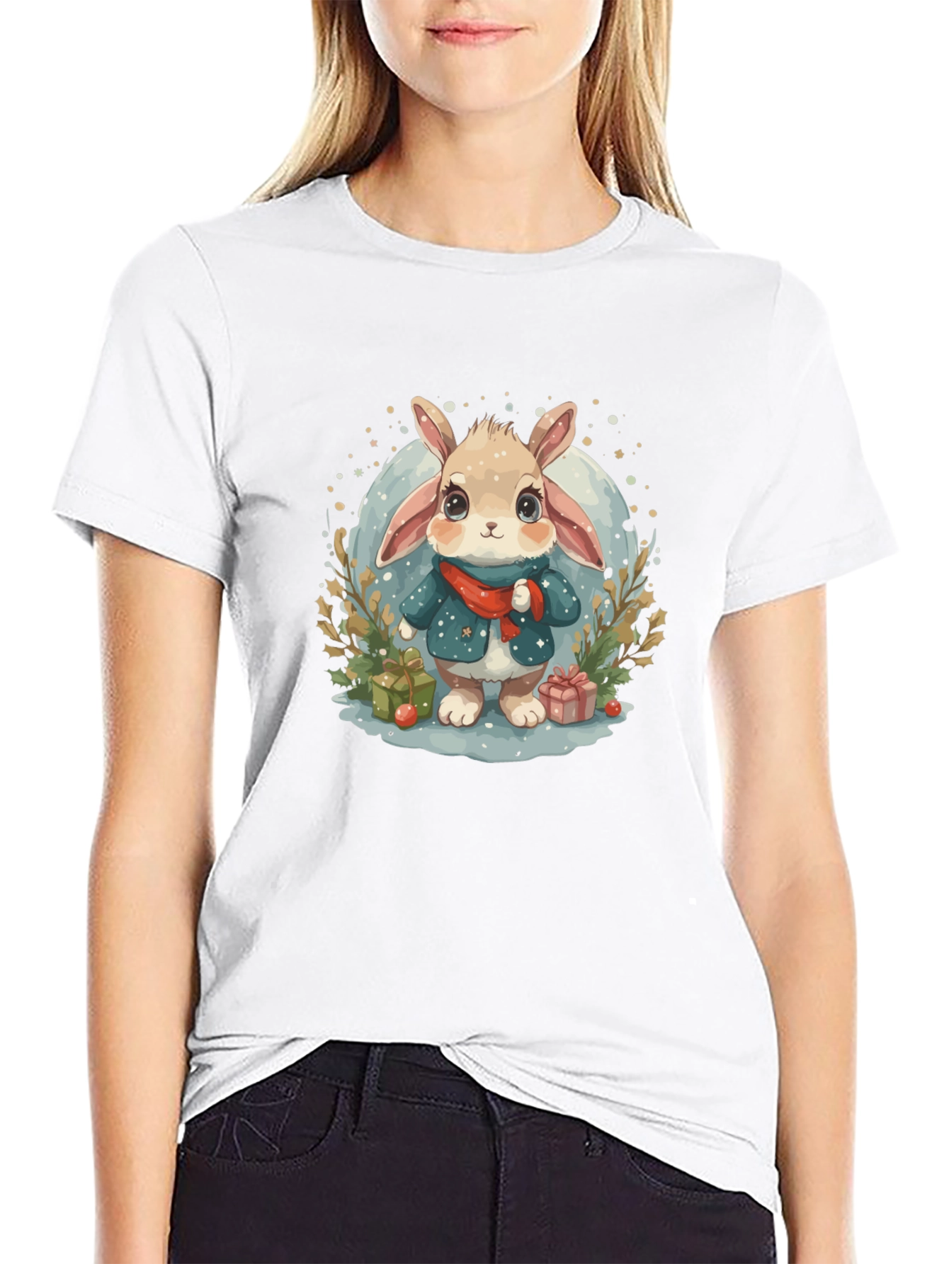 Cute Winter Bunny T-Shirt