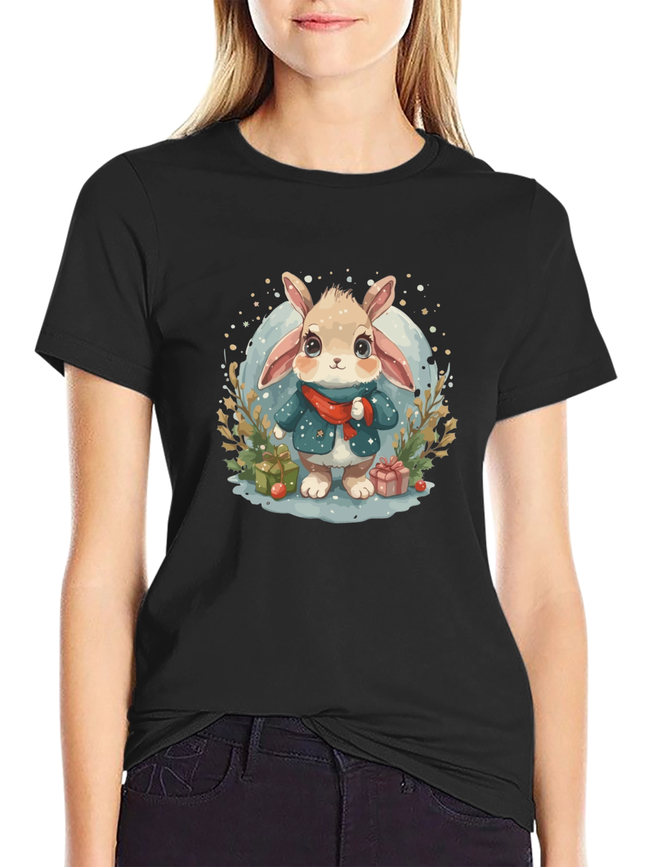 Cute Winter Bunny T-Shirt