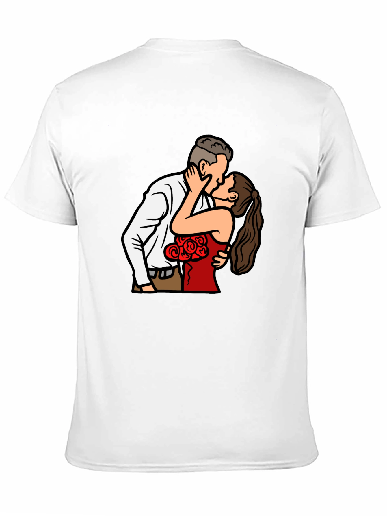 Kissing Couple Graphic Tee