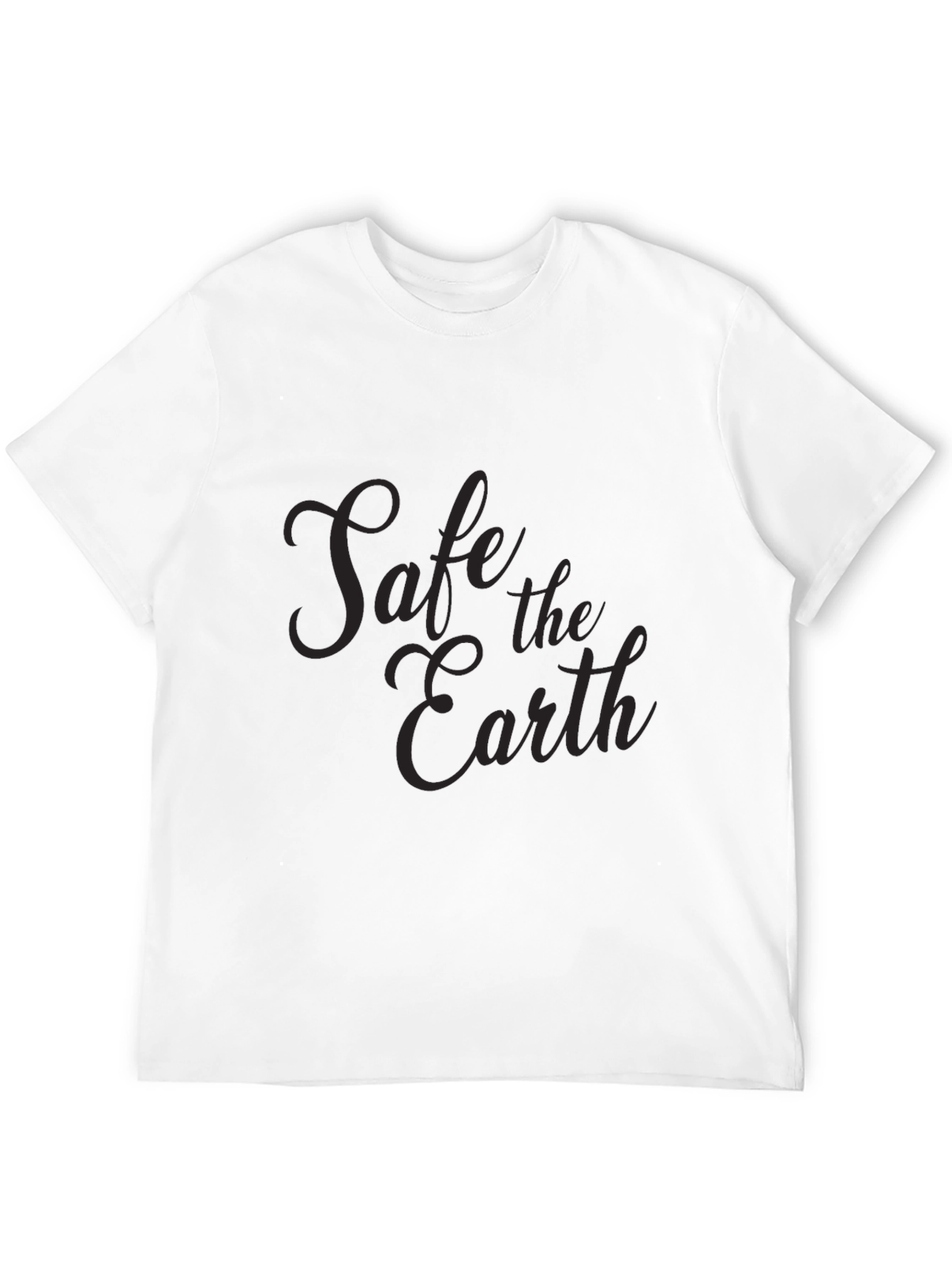 Safe the Earth Graphic Tee - Eco Friendly T-Shirt
