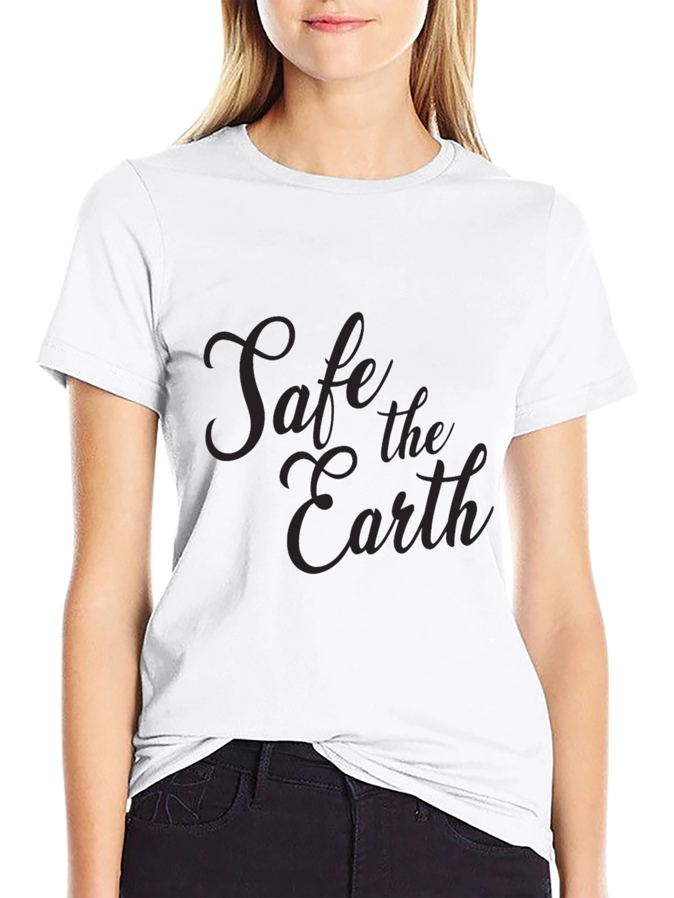 Safe the Earth Graphic Tee - Eco Friendly T-Shirt