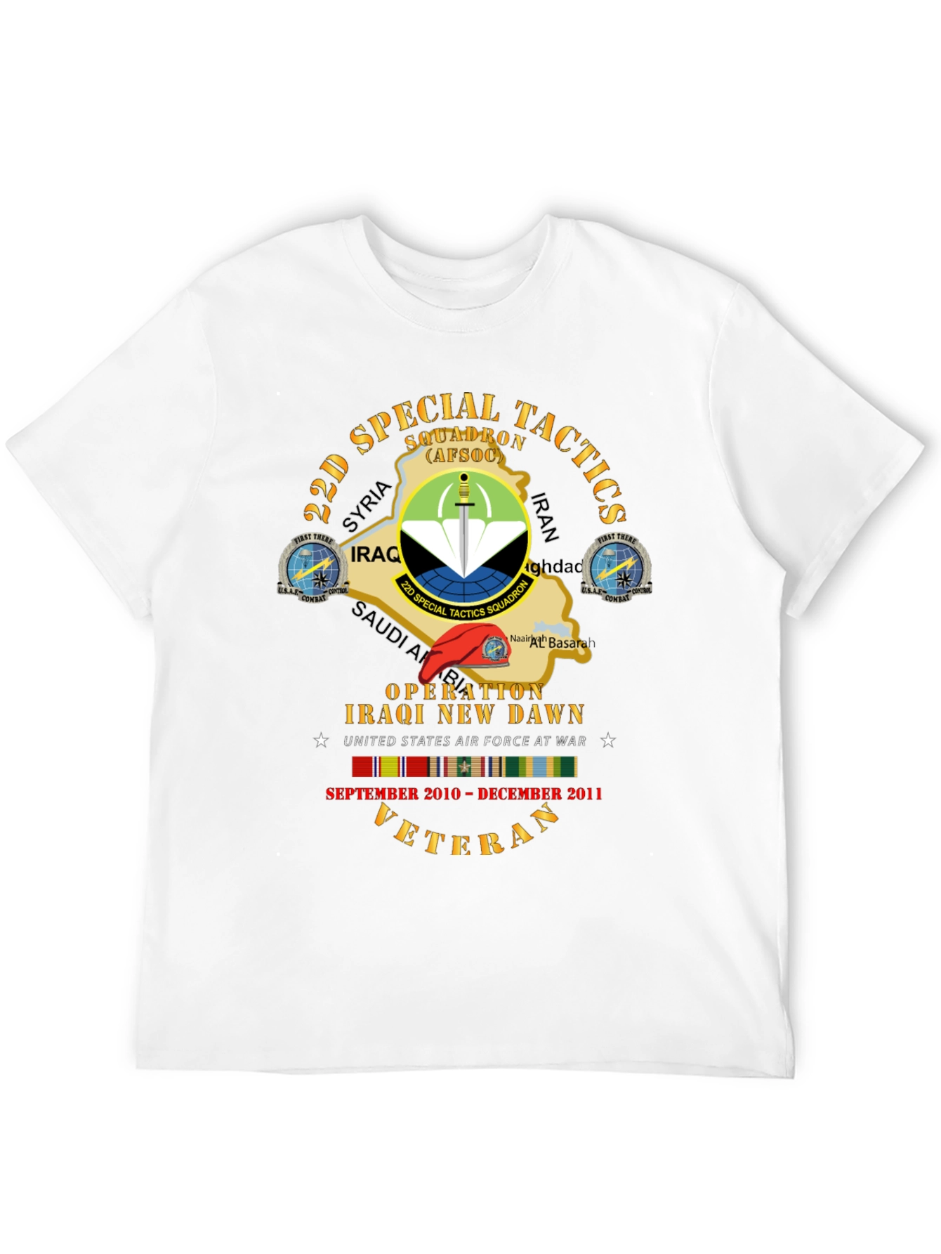 22D Special Tactics Squadron Veteran T-Shirt