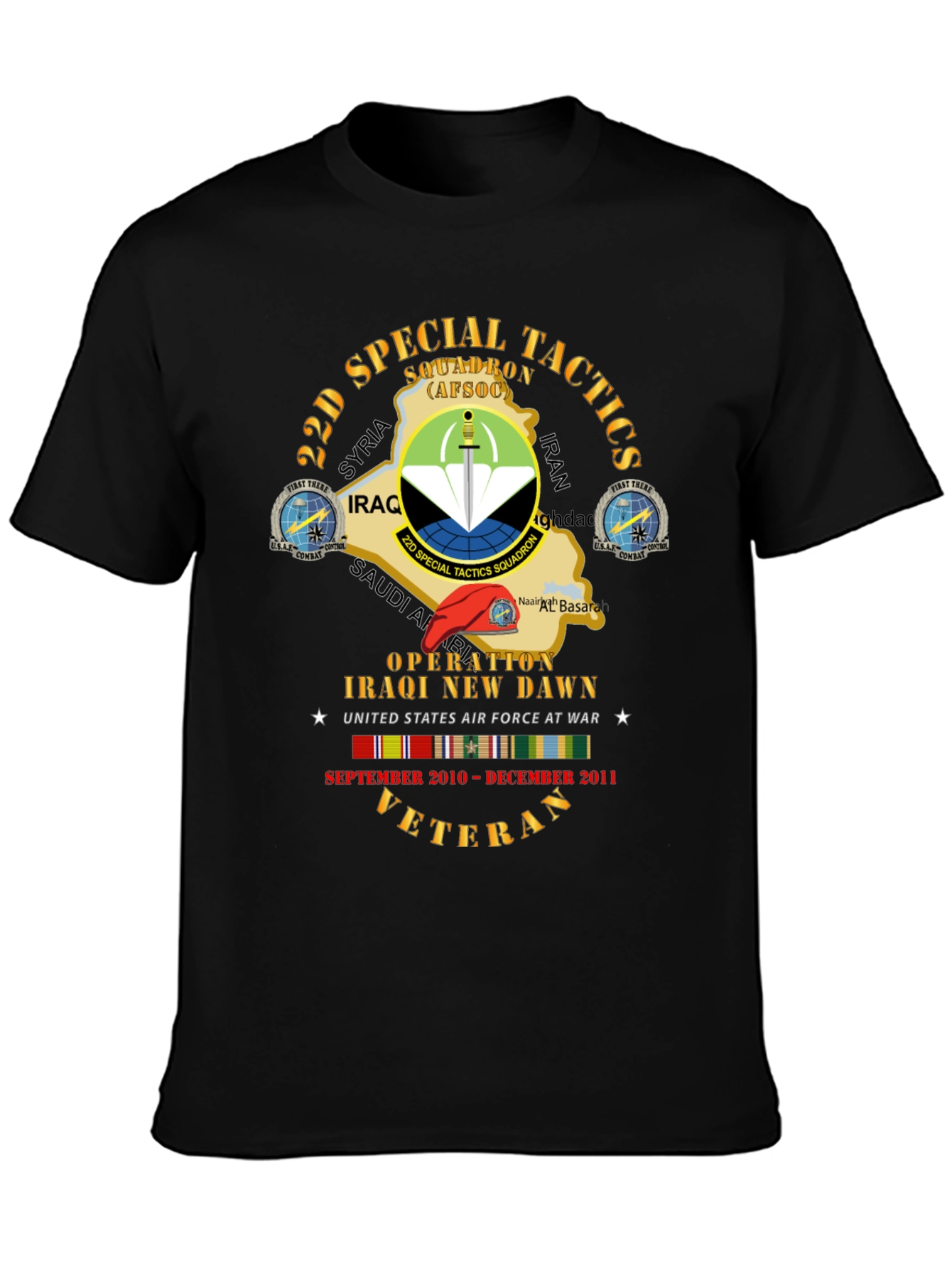 22D Special Tactics Squadron Veteran T-Shirt