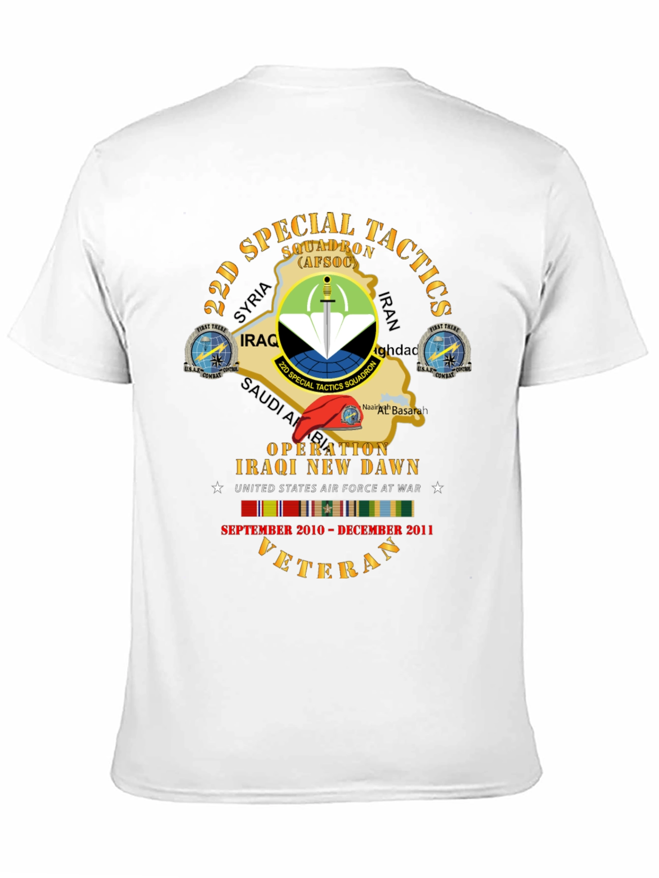 22D Special Tactics Squadron Veteran T-Shirt