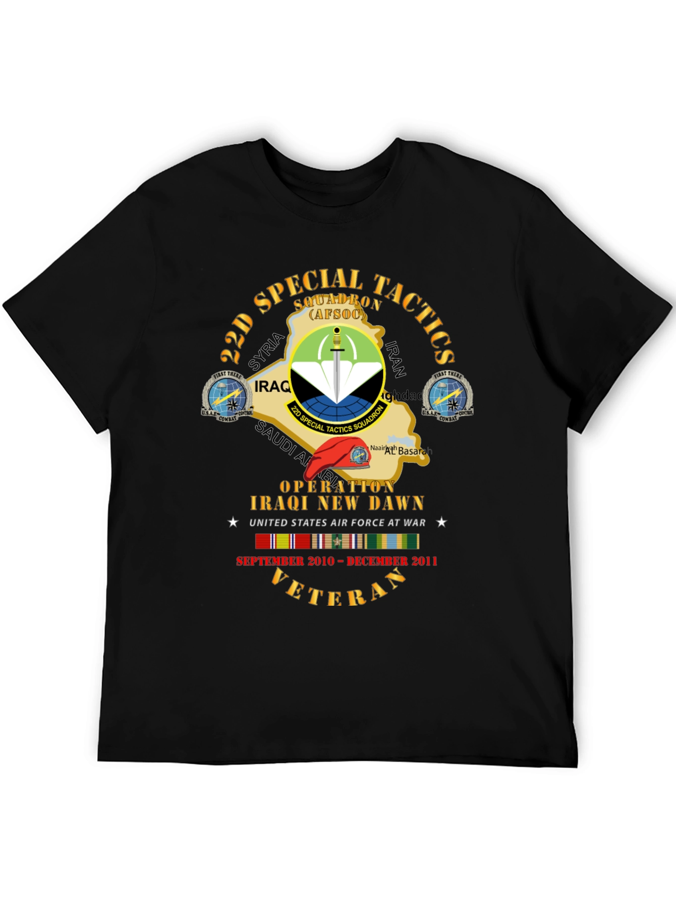 22D Special Tactics Squadron Veteran T-Shirt