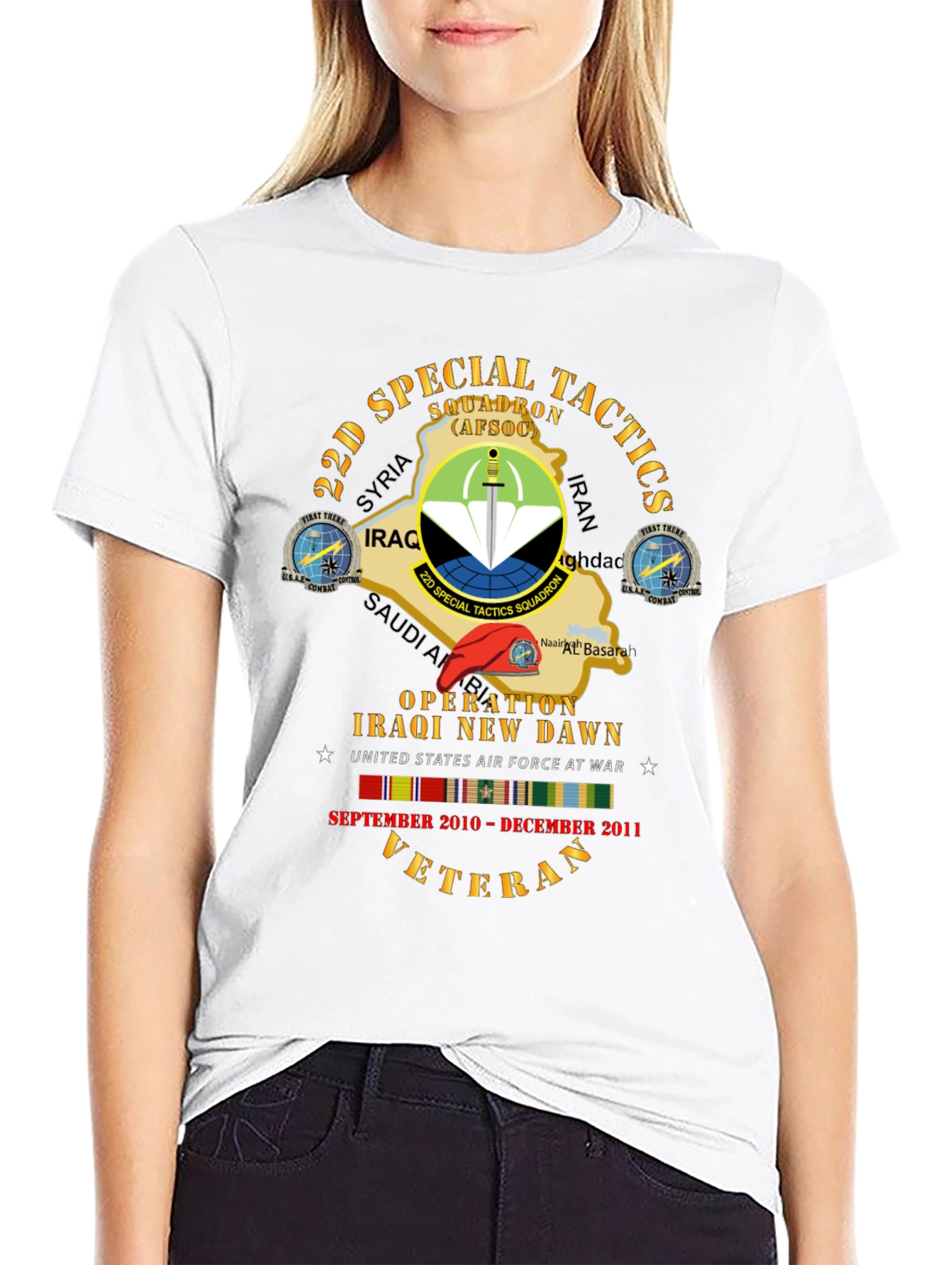 22D Special Tactics Squadron Veteran T-Shirt