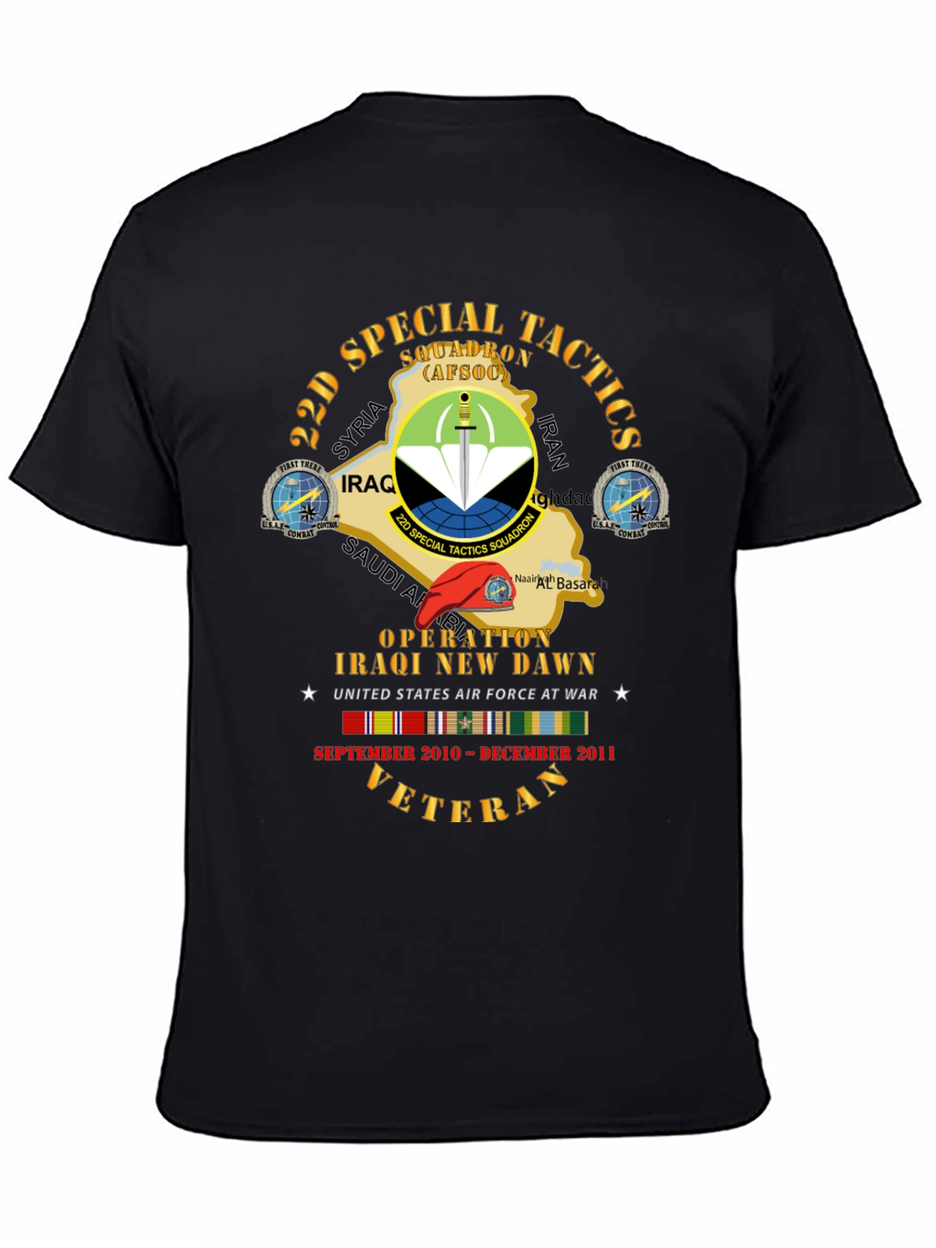 22D Special Tactics Squadron Veteran T-Shirt