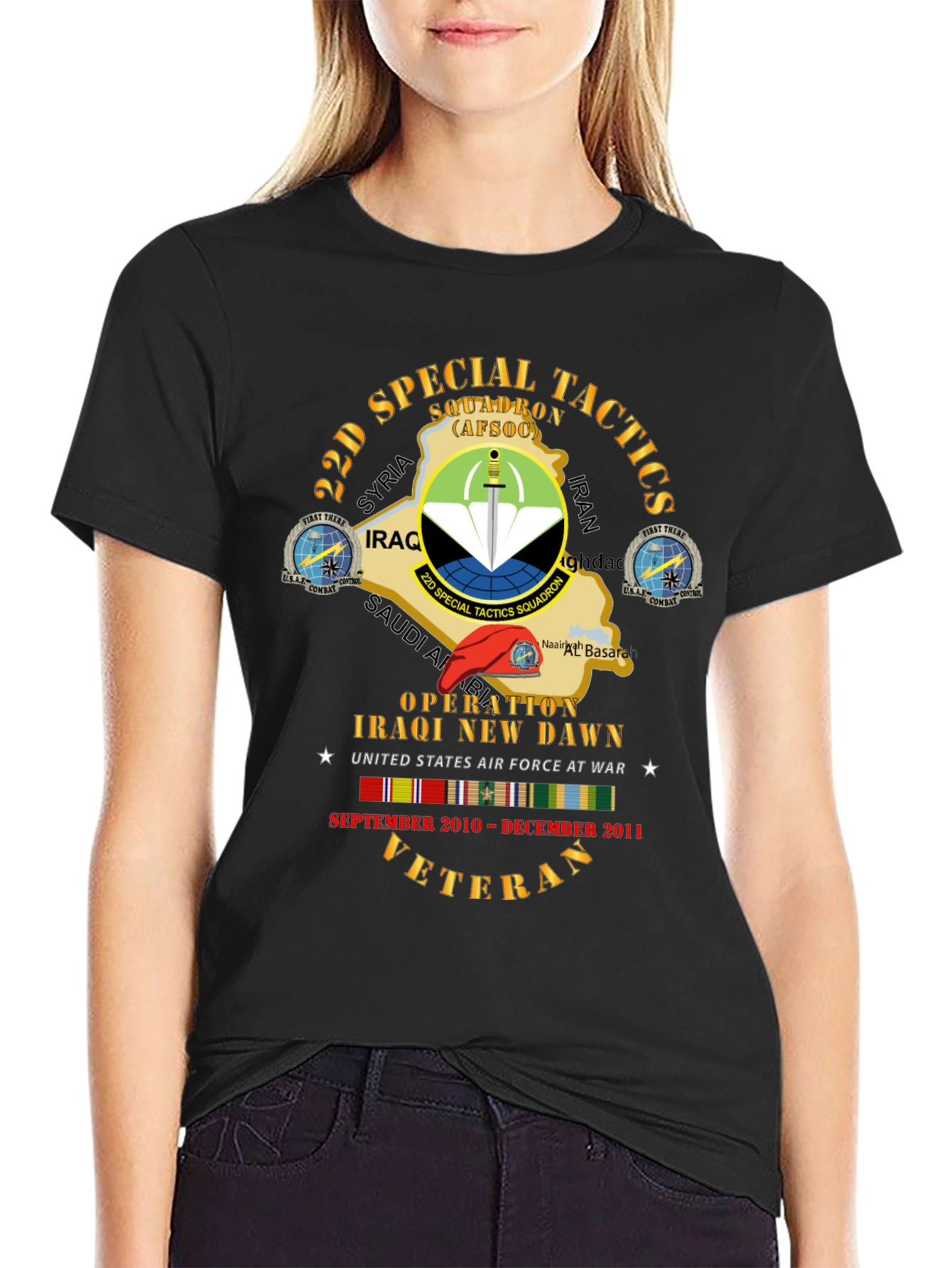 22D Special Tactics Squadron Veteran T-Shirt