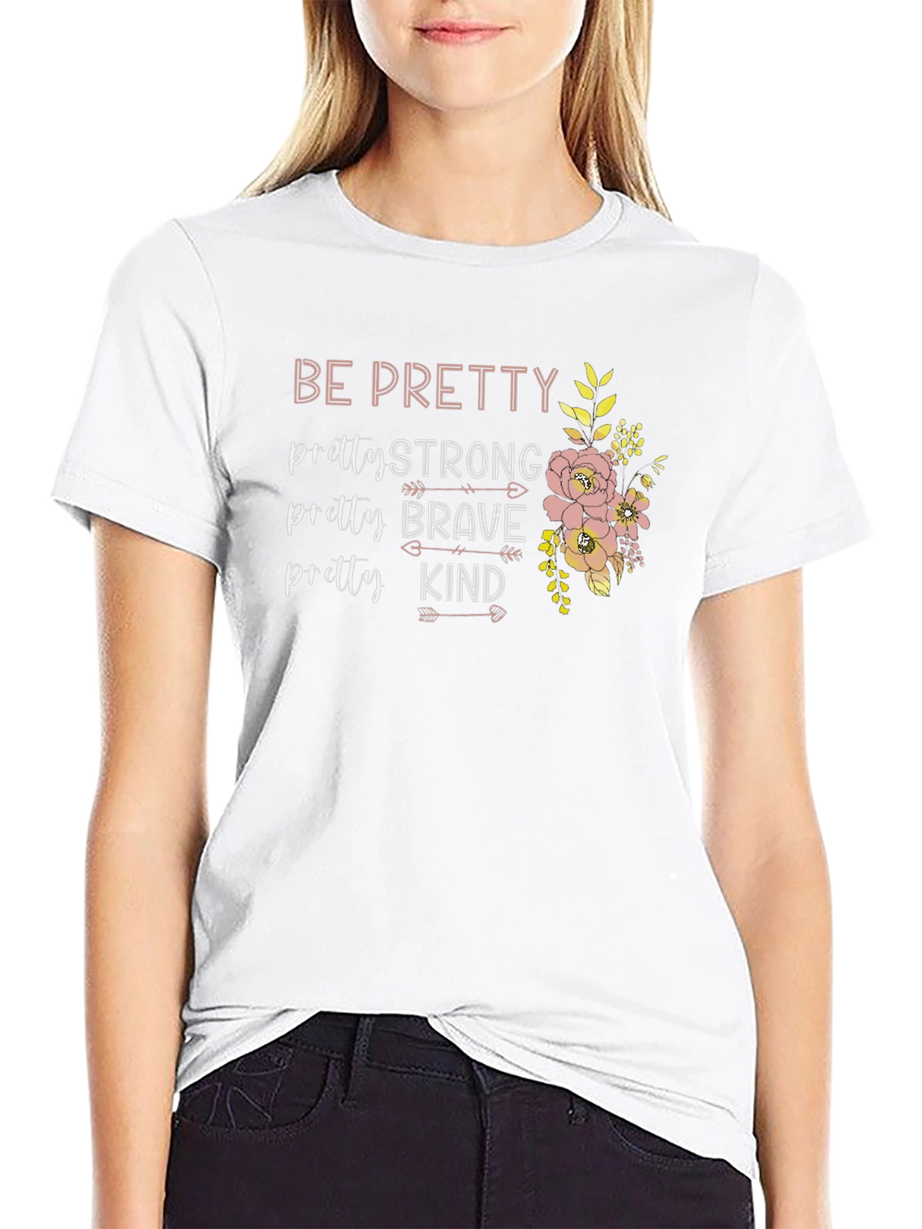 Pretty Strong Graphic Tee - Womens Empowerment