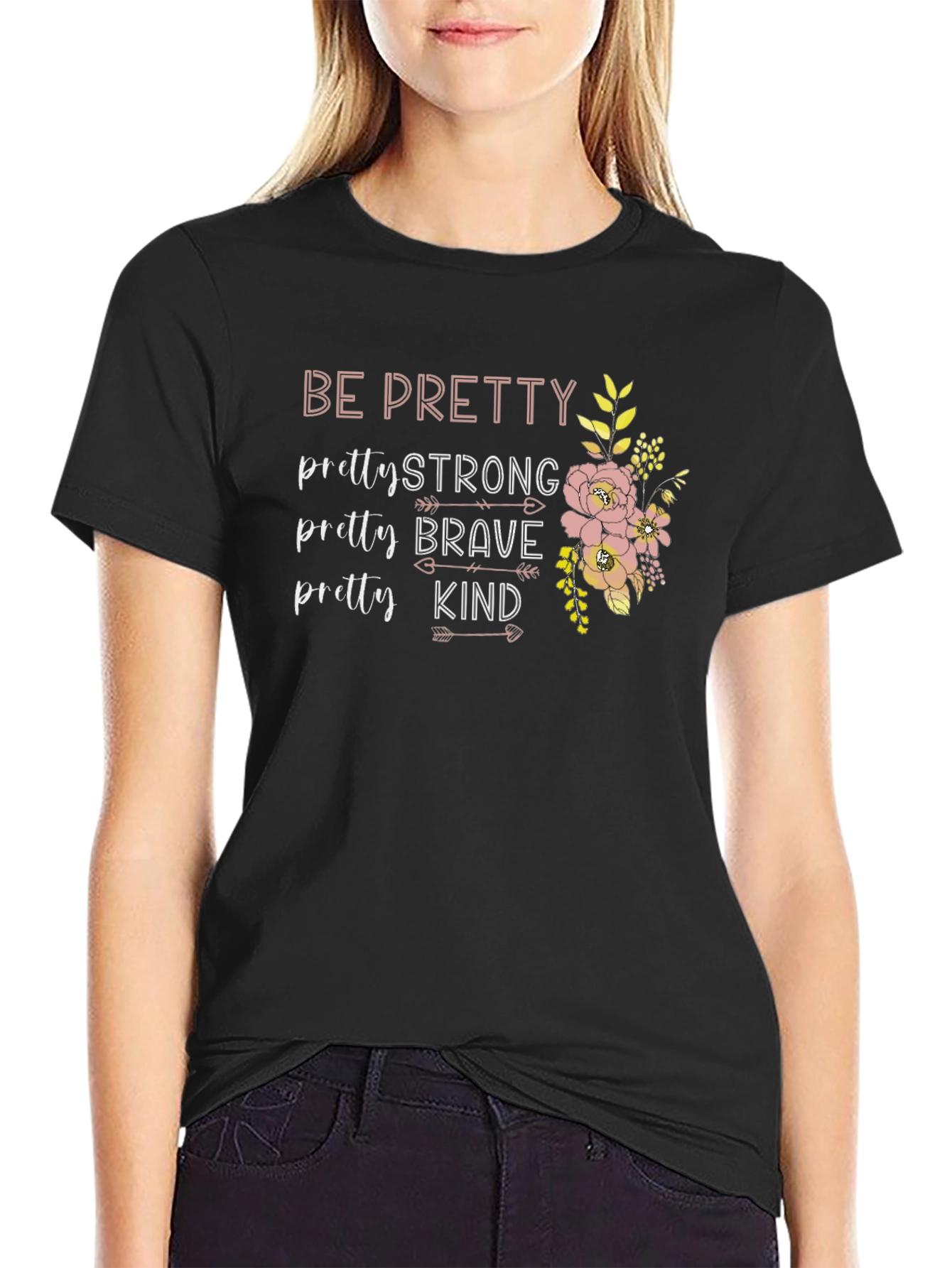 Pretty Strong Graphic Tee - Womens Empowerment