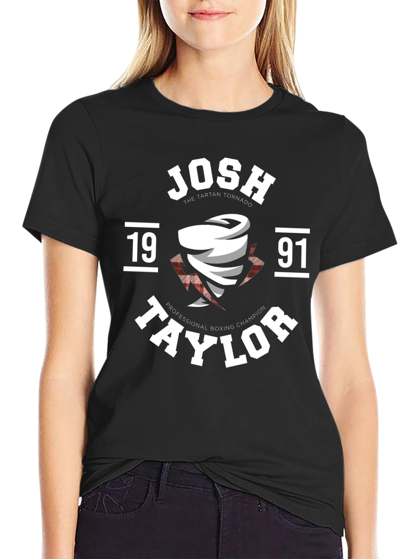 Josh Taylor Tartan Tornado T-Shirt