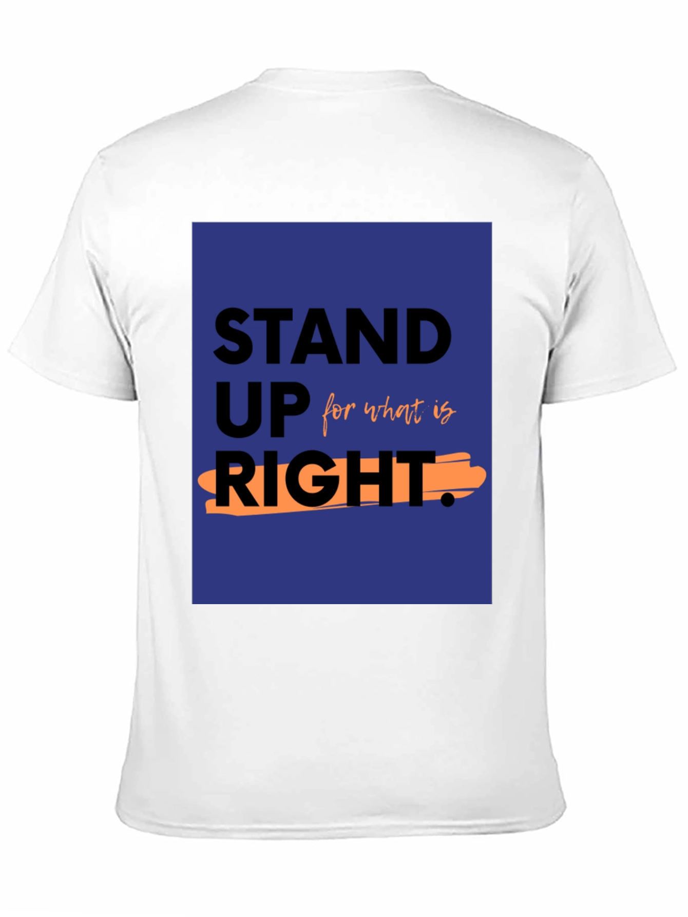Stand Up For What Is Right Black T-Shirt