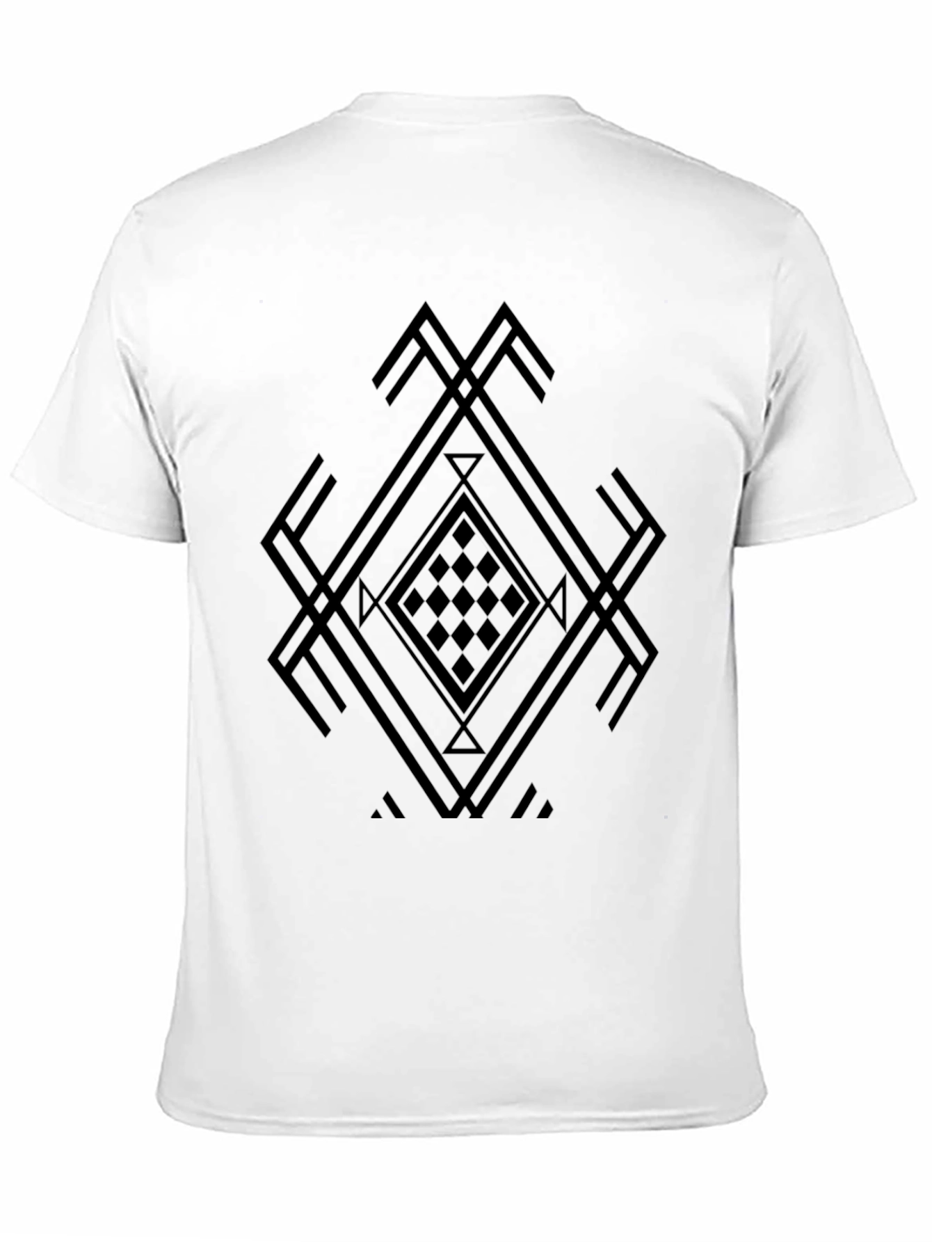 Abstract Diamond Geometric Graphic Tee