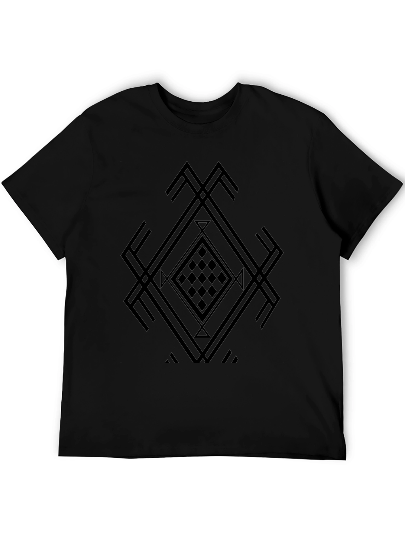 Abstract Diamond Geometric Graphic Tee