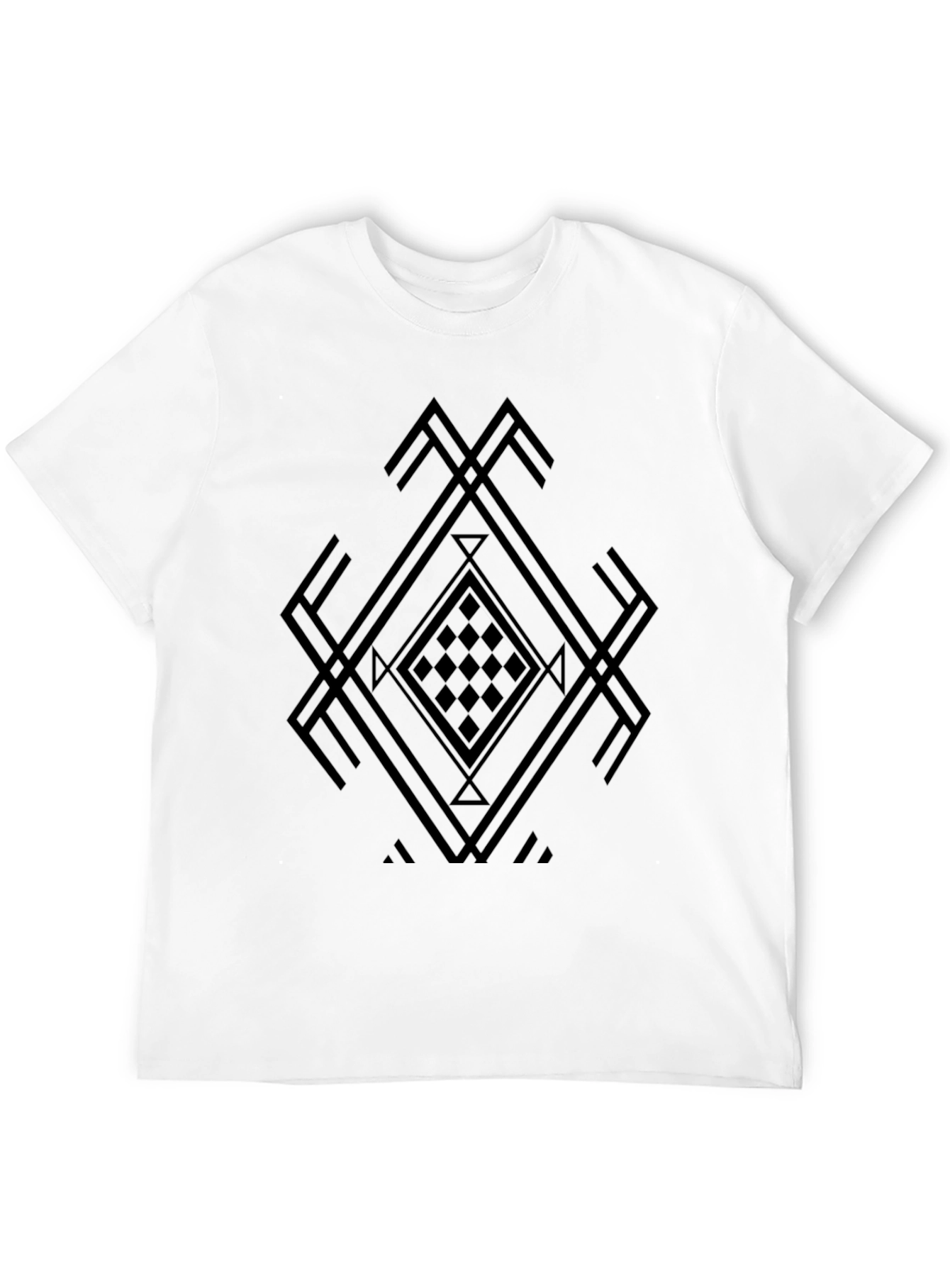 Abstract Diamond Geometric Graphic Tee