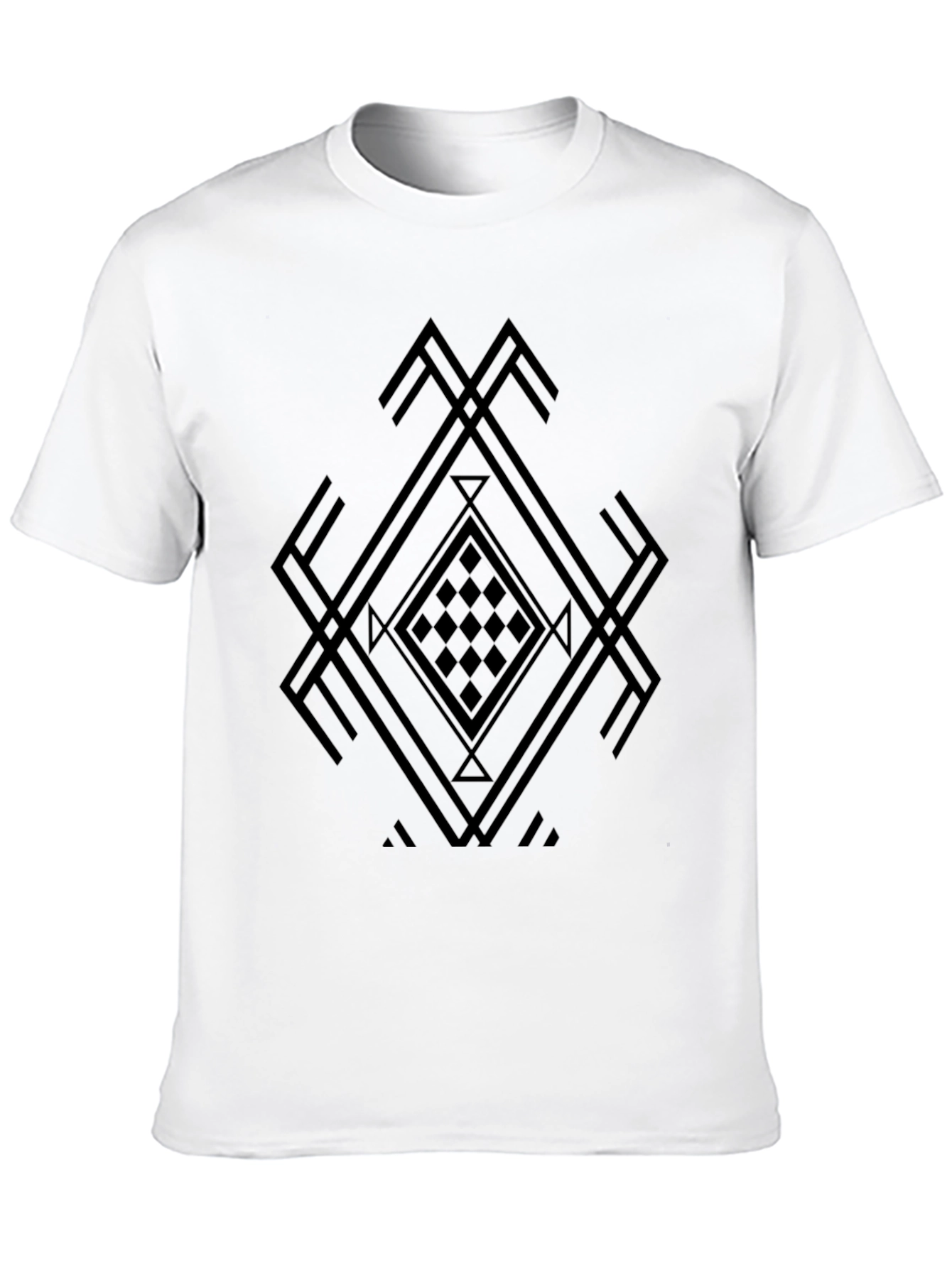 Abstract Diamond Geometric Graphic Tee