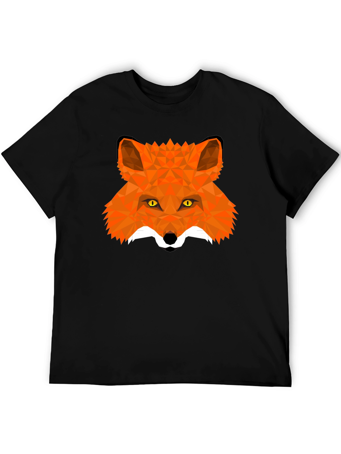 Geometric Fox Head T-Shirt