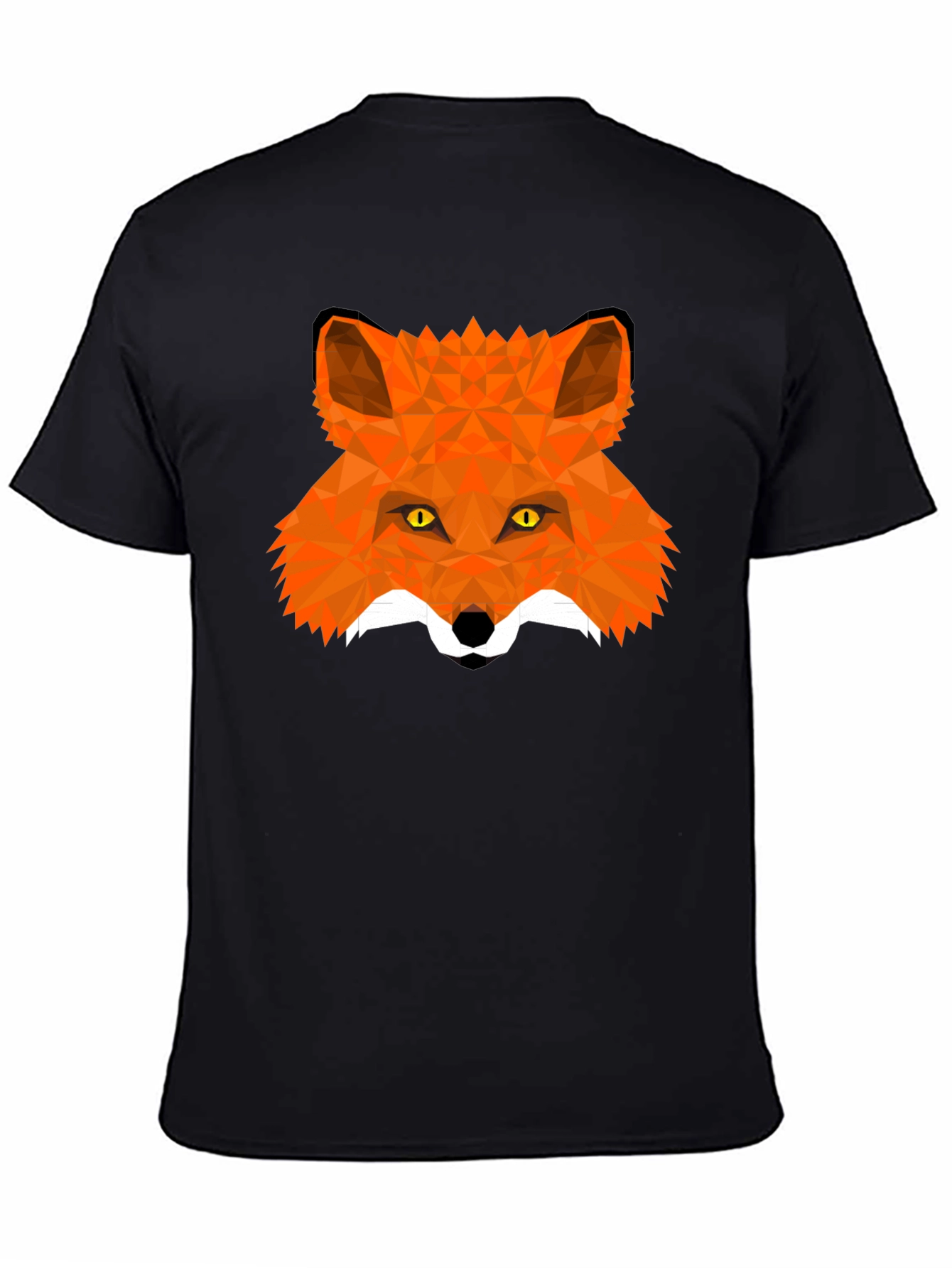 Geometric Fox Head T-Shirt