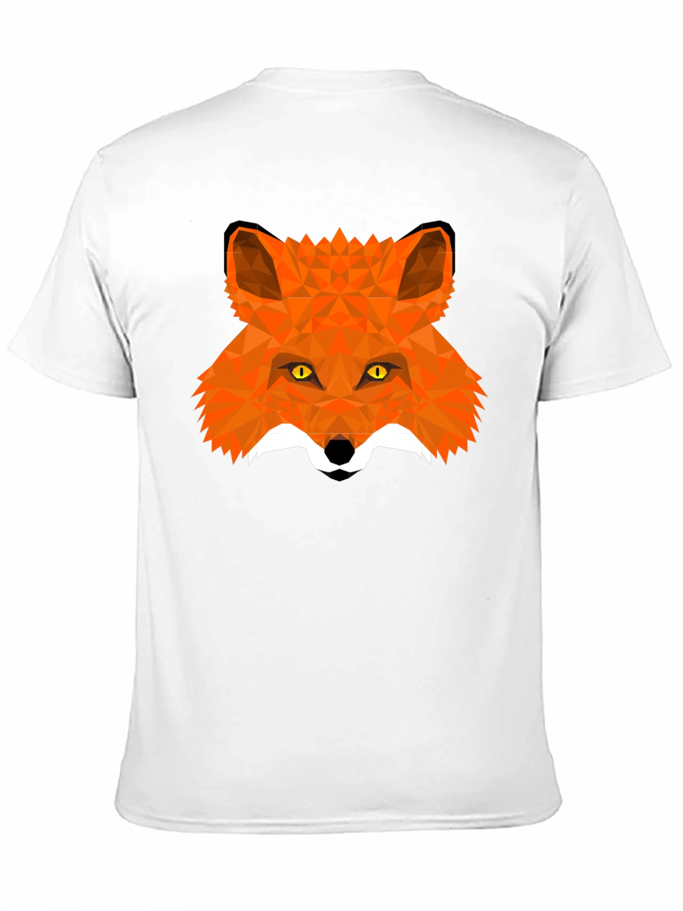 Geometric Fox Head T-Shirt