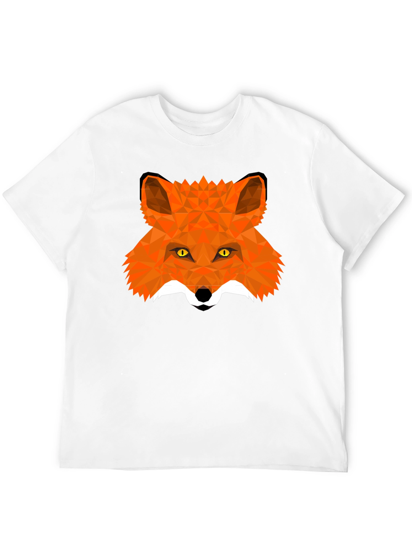 Geometric Fox Head T-Shirt