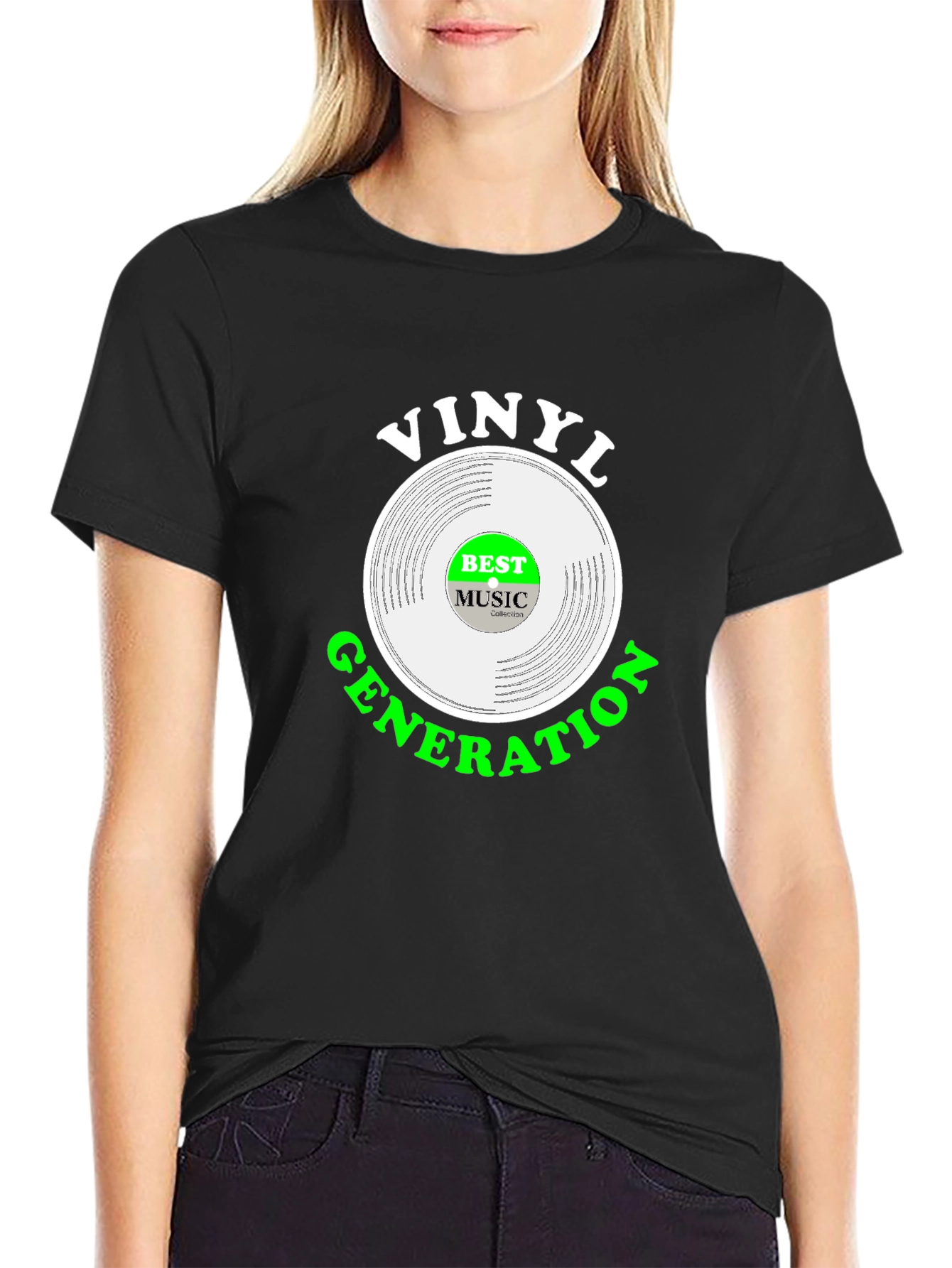 Vinyl Generation Graphic T-Shirt - Music Lovers Tee
