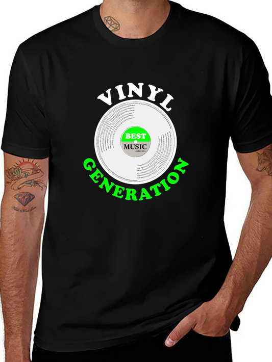 Vinyl Generation Graphic T-Shirt - Music Lovers Tee