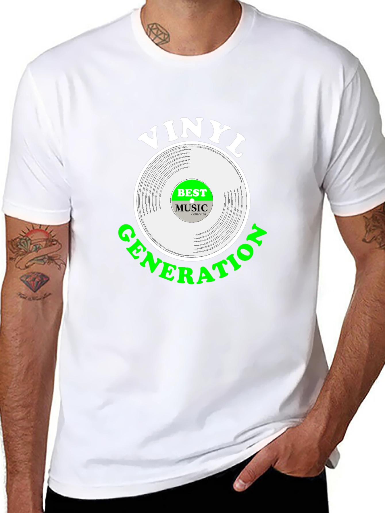 Vinyl Generation Graphic T-Shirt - Music Lovers Tee