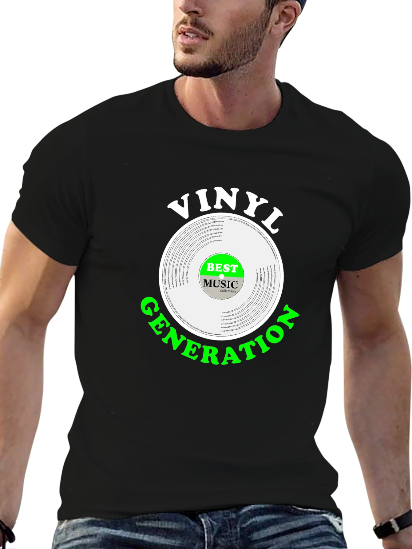 Vinyl Generation Graphic T-Shirt - Music Lovers Tee