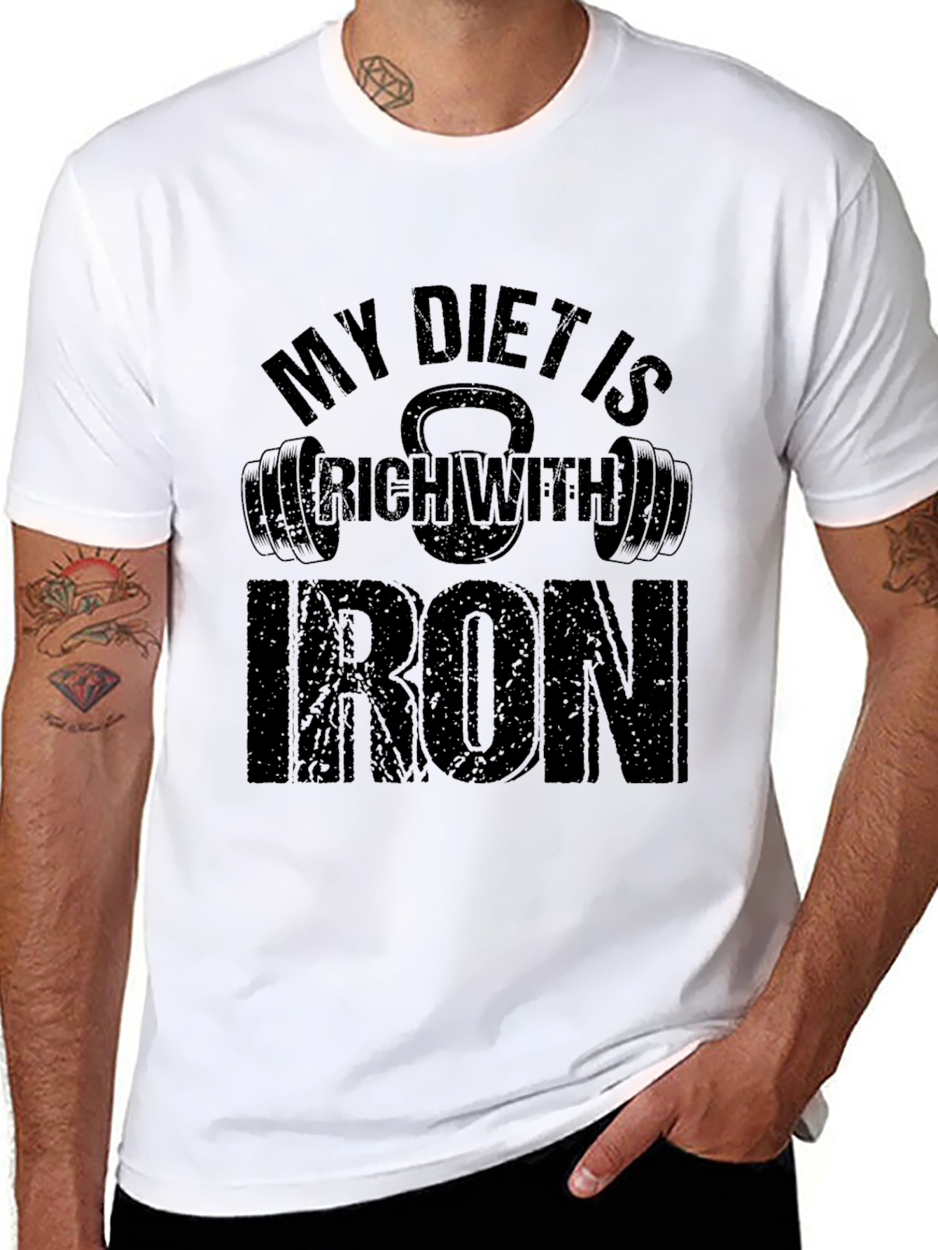 My Diet is Rich With Iron - Gym T-Shirt