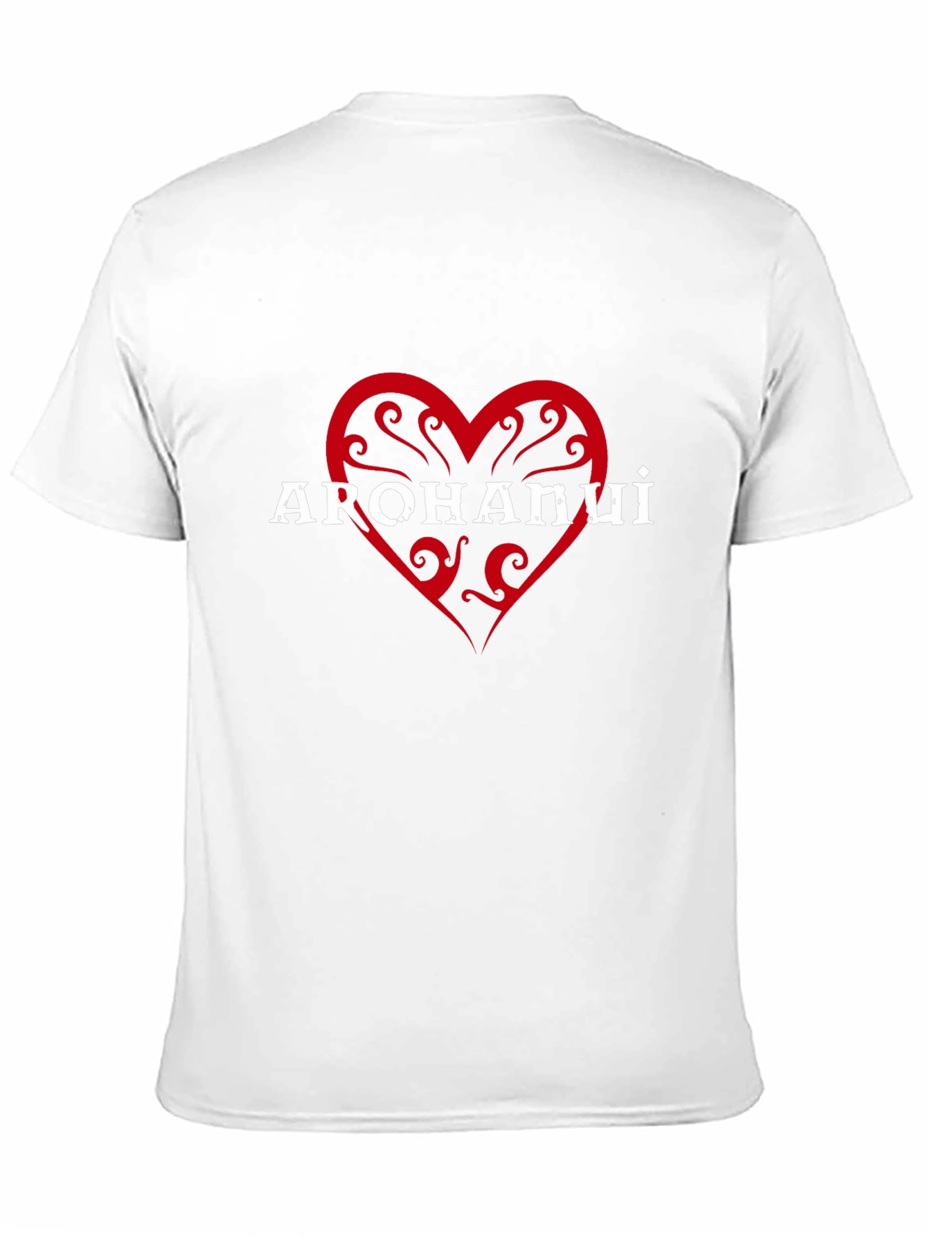 Arohanui Heart Graphic Tee - Black