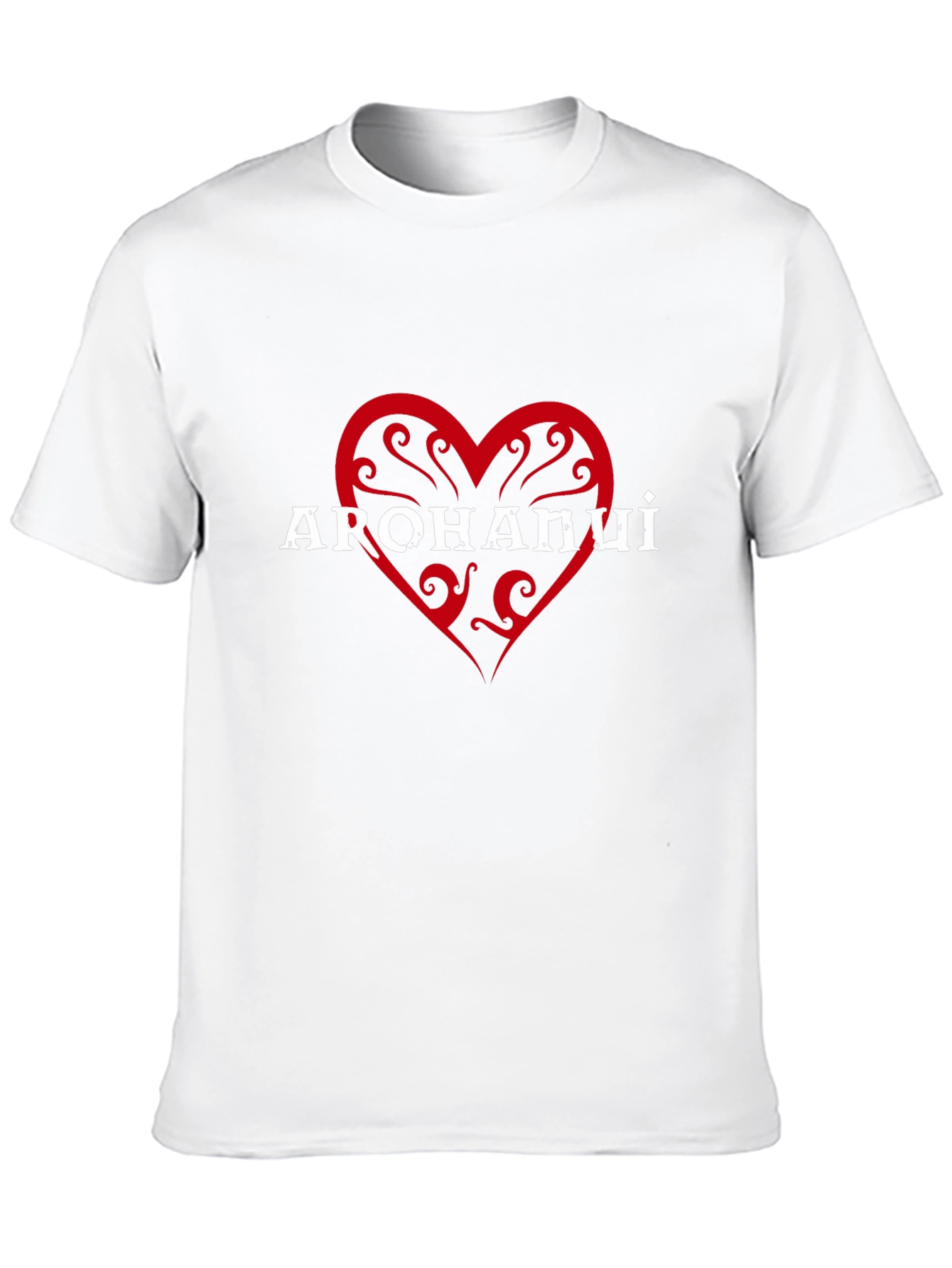 Arohanui Heart Graphic Tee - Black