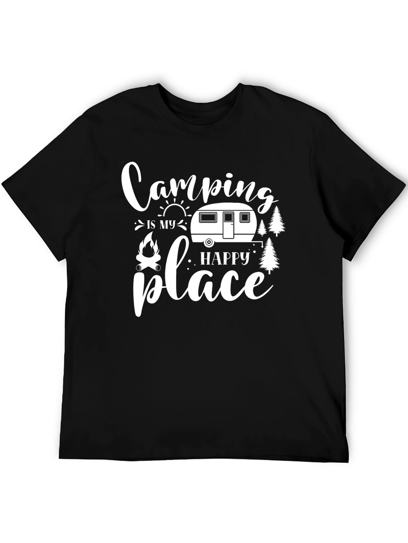 Camping is My Happy Place T-Shirt