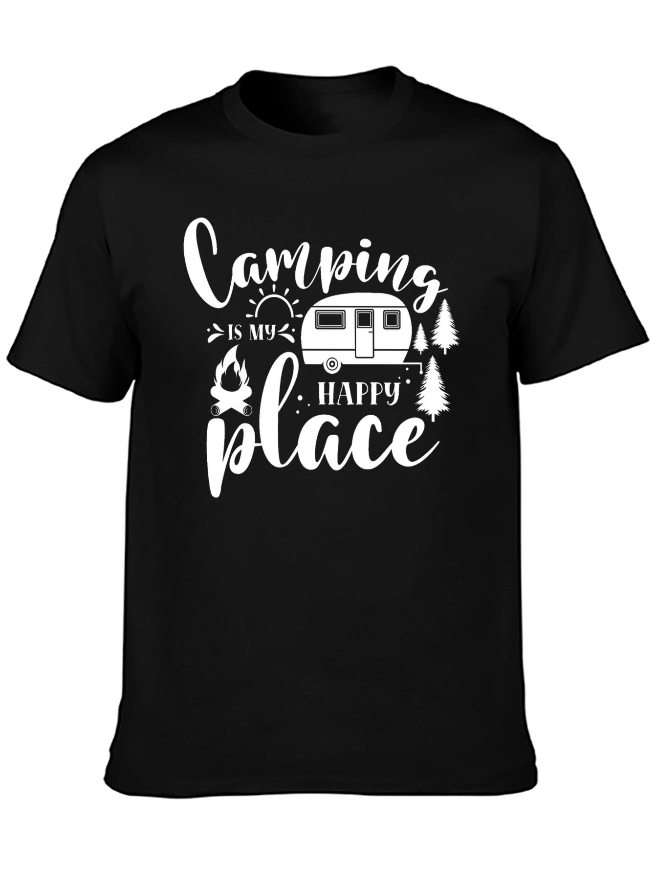 Camping is My Happy Place T-Shirt