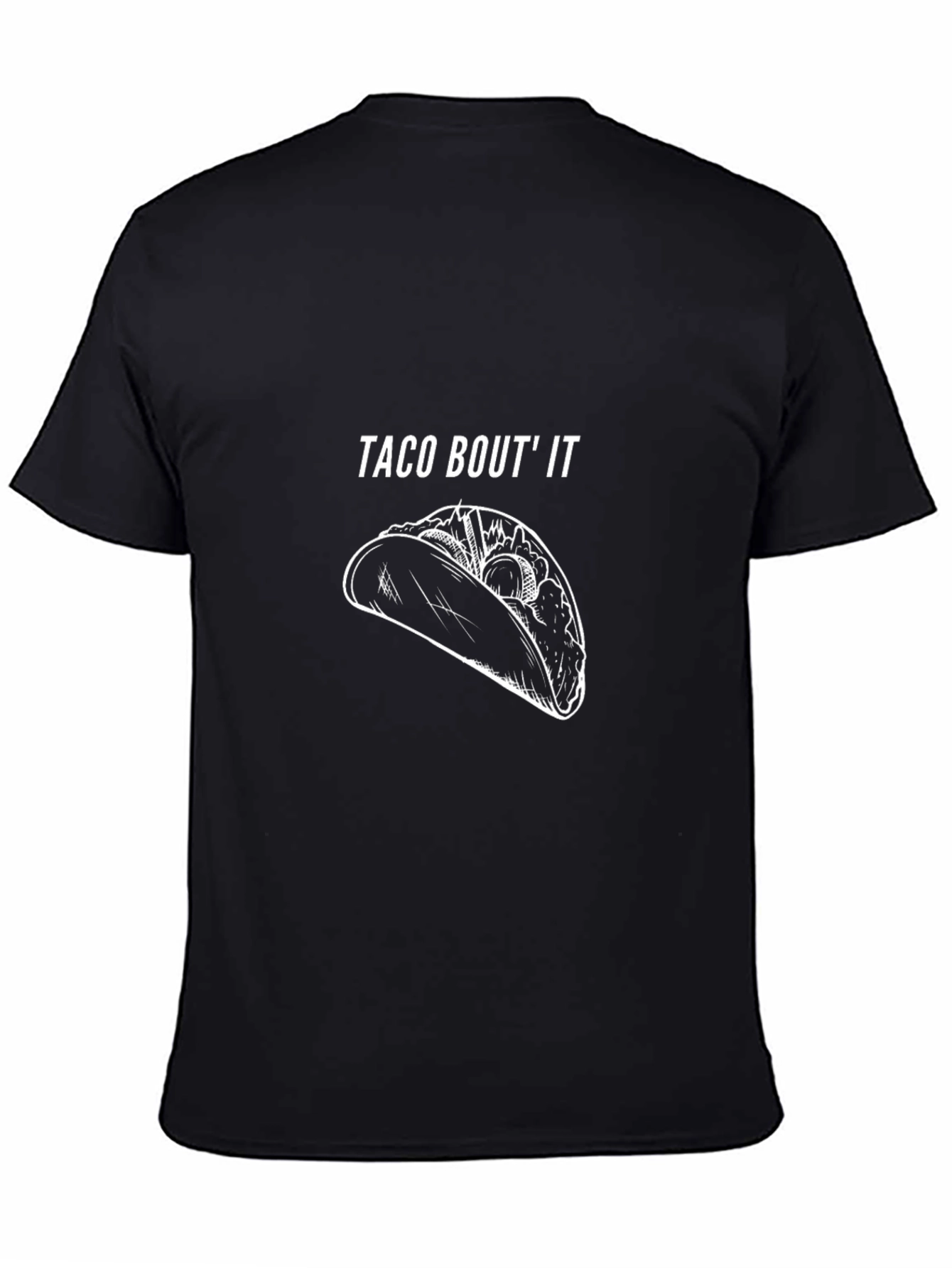 Taco Bout It Graphic Tee - Black Casual T-Shirt