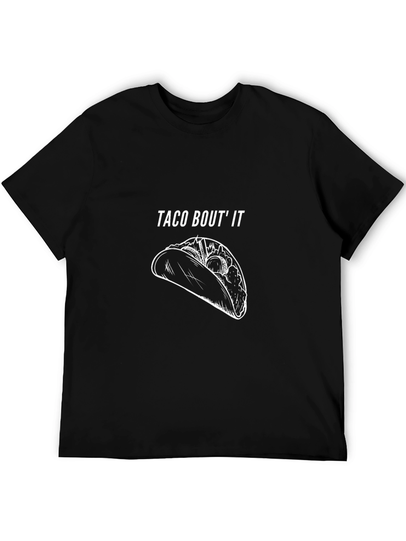 Taco Bout It Graphic Tee - Black Casual T-Shirt