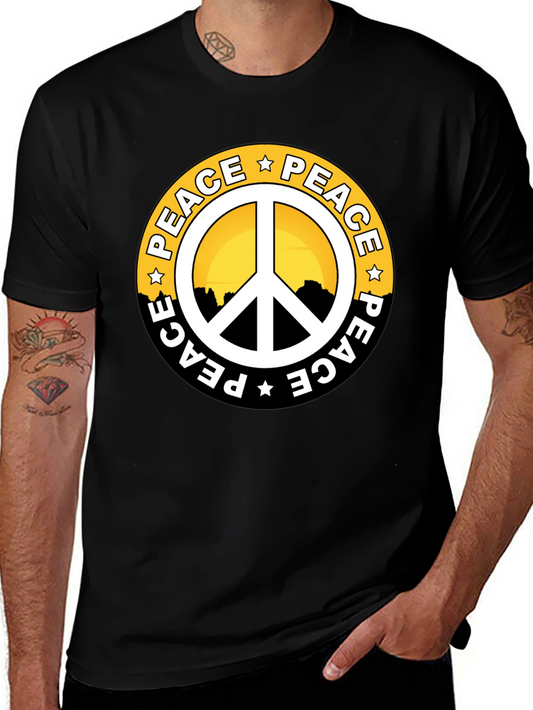 Peace Symbol Graphic T-Shirt