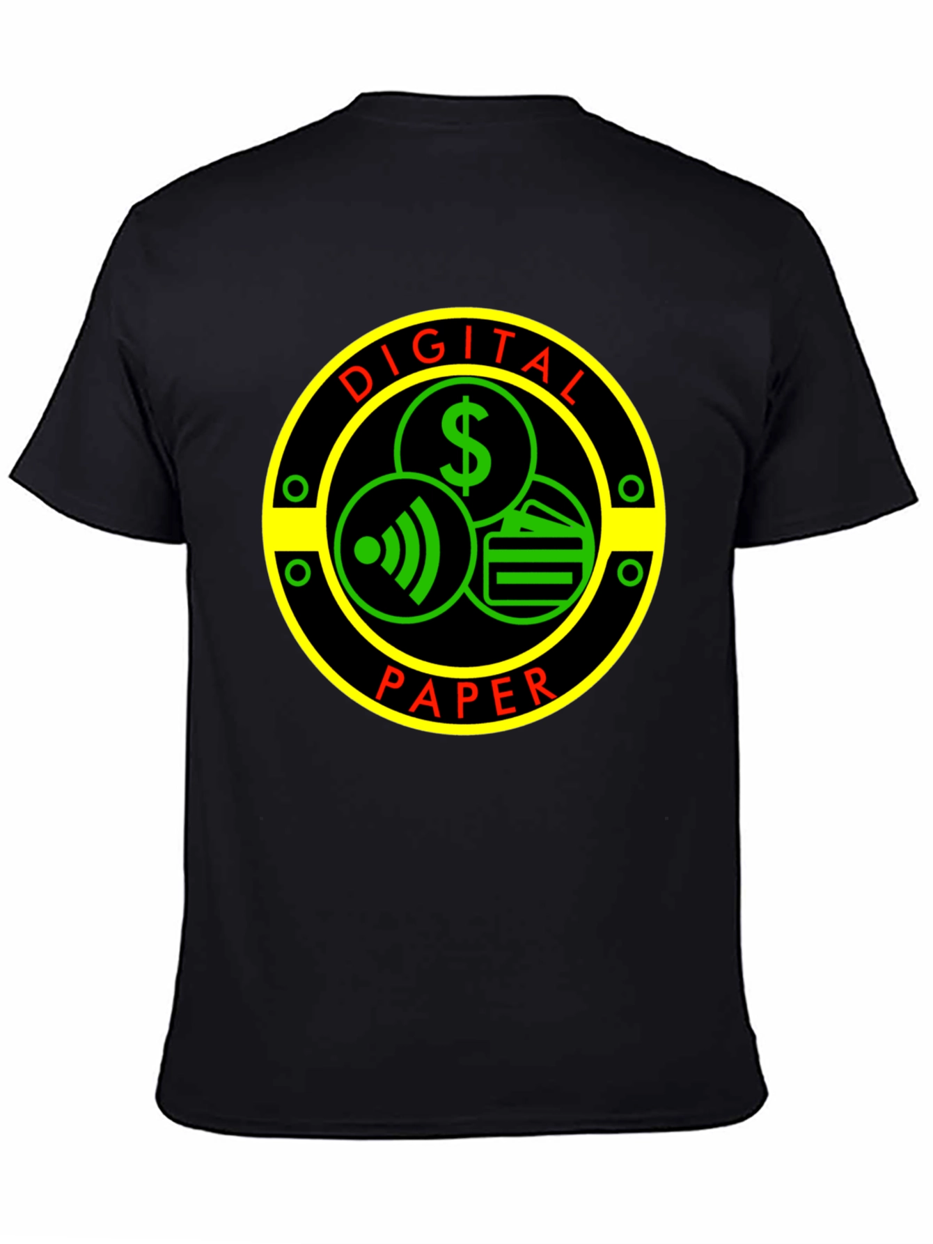 Digital Paper Graphic T-Shirt