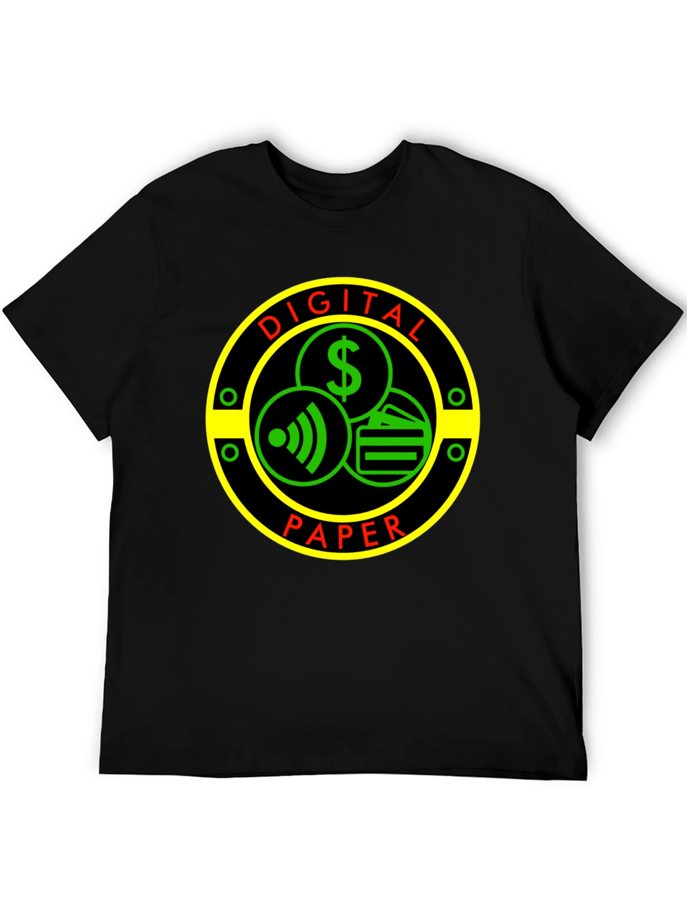 Digital Paper Graphic T-Shirt