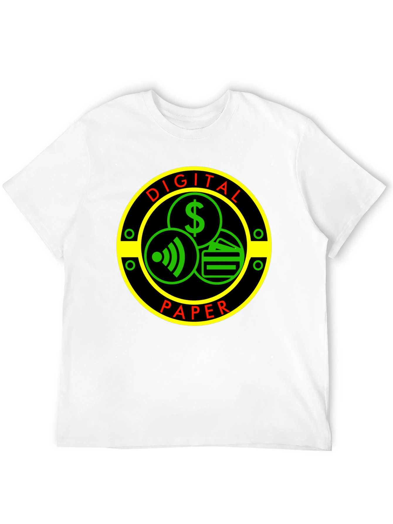 Digital Paper Graphic T-Shirt
