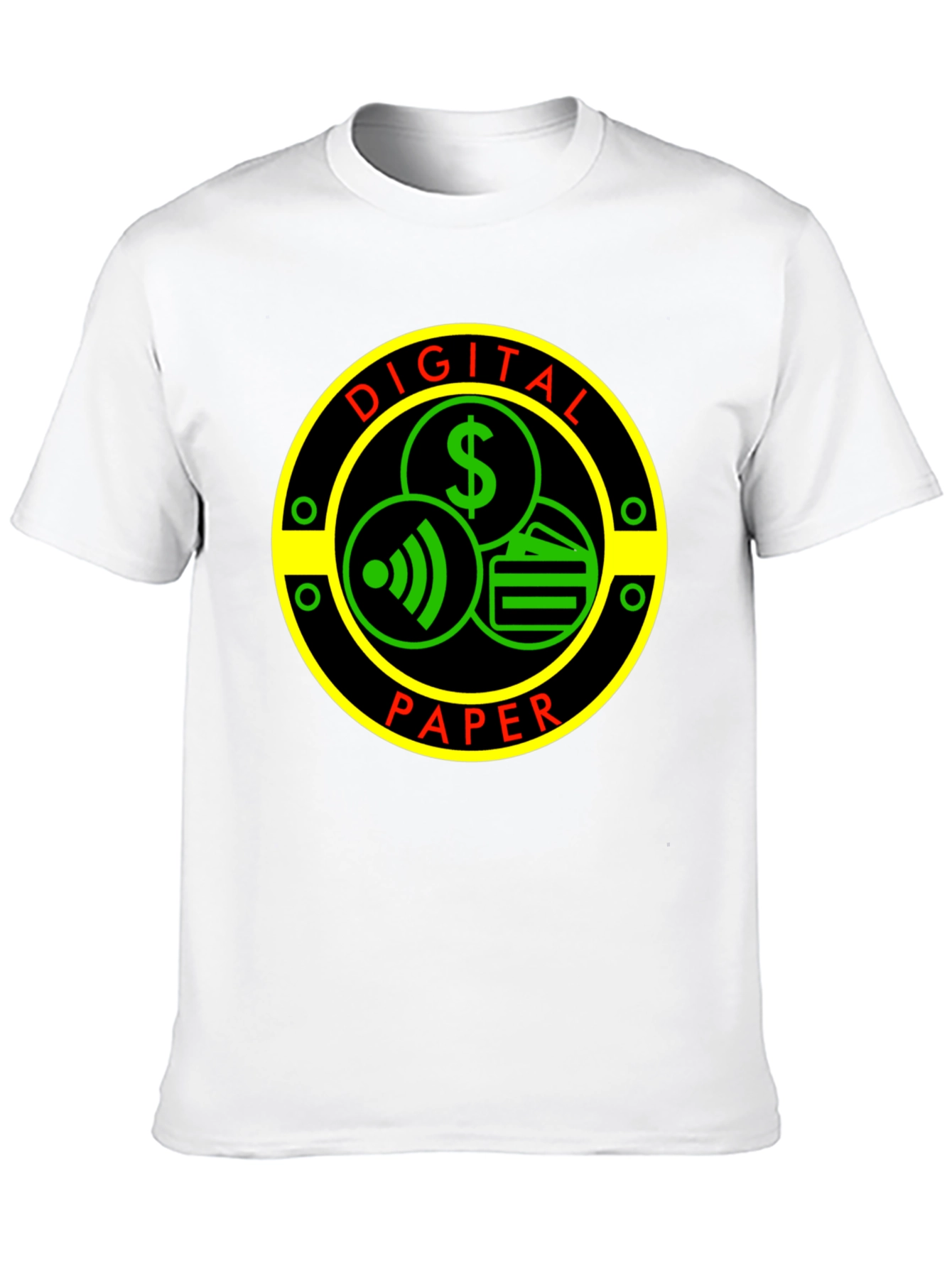 Digital Paper Graphic T-Shirt