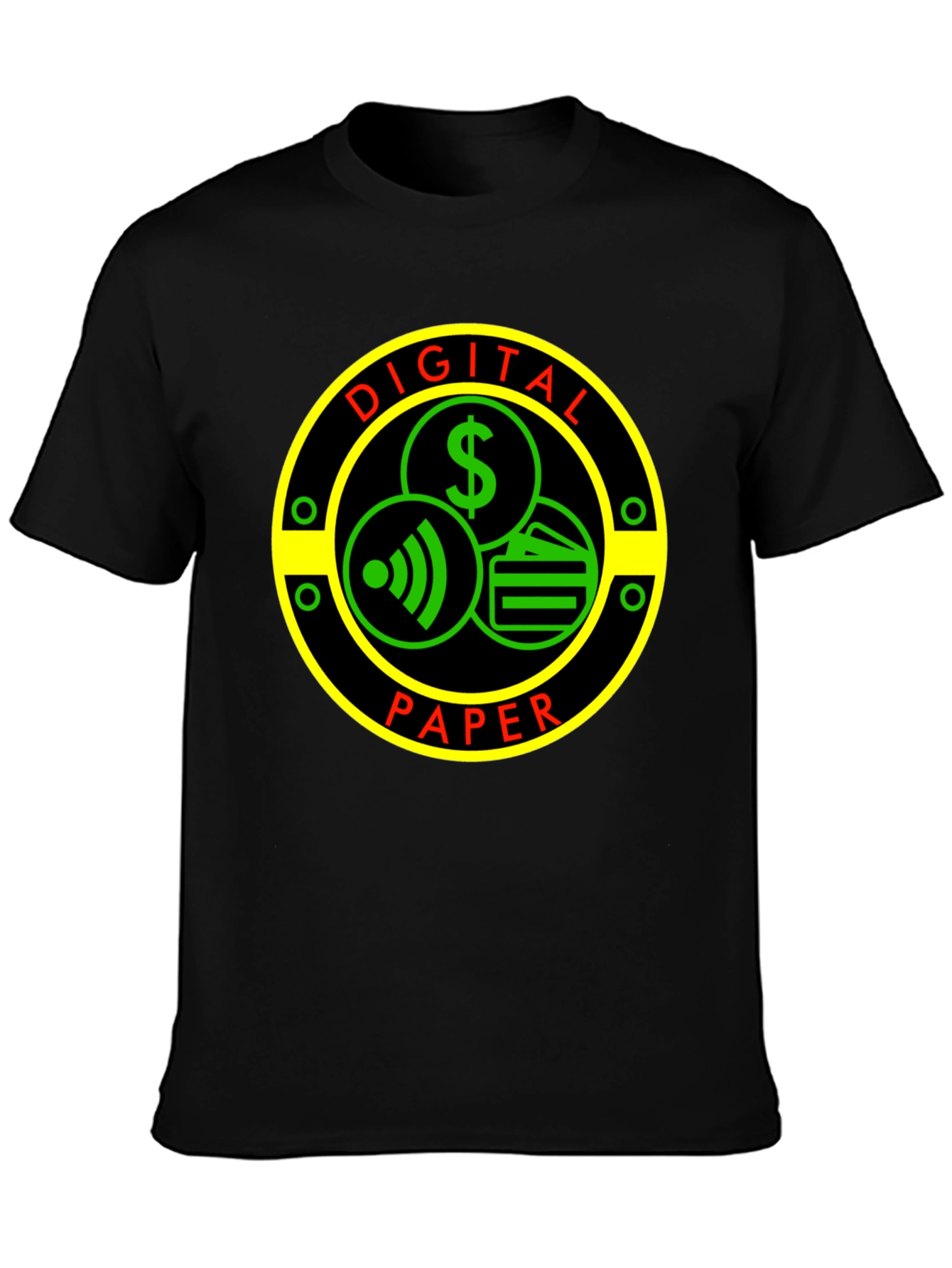 Digital Paper Graphic T-Shirt