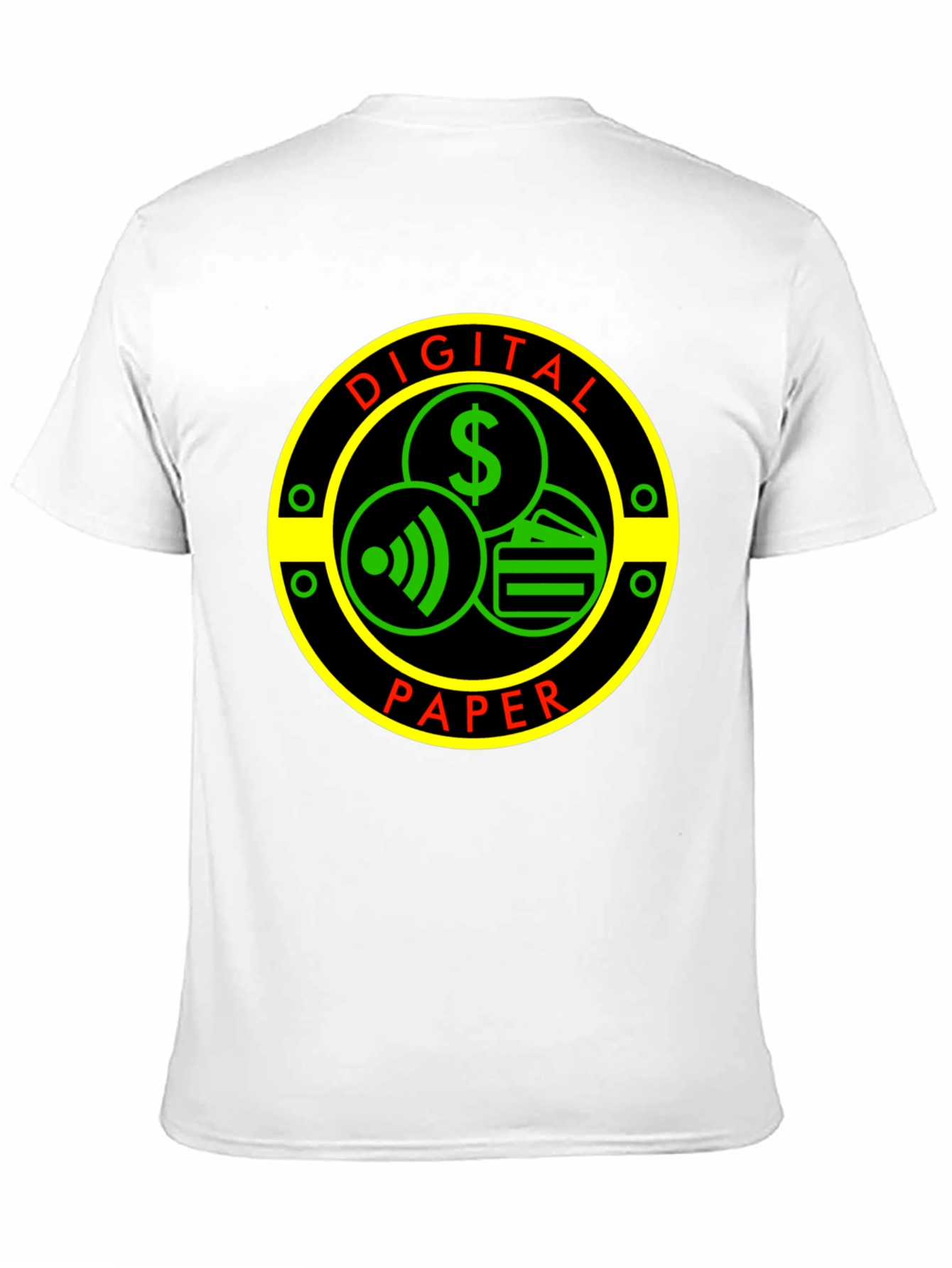 Digital Paper Graphic T-Shirt