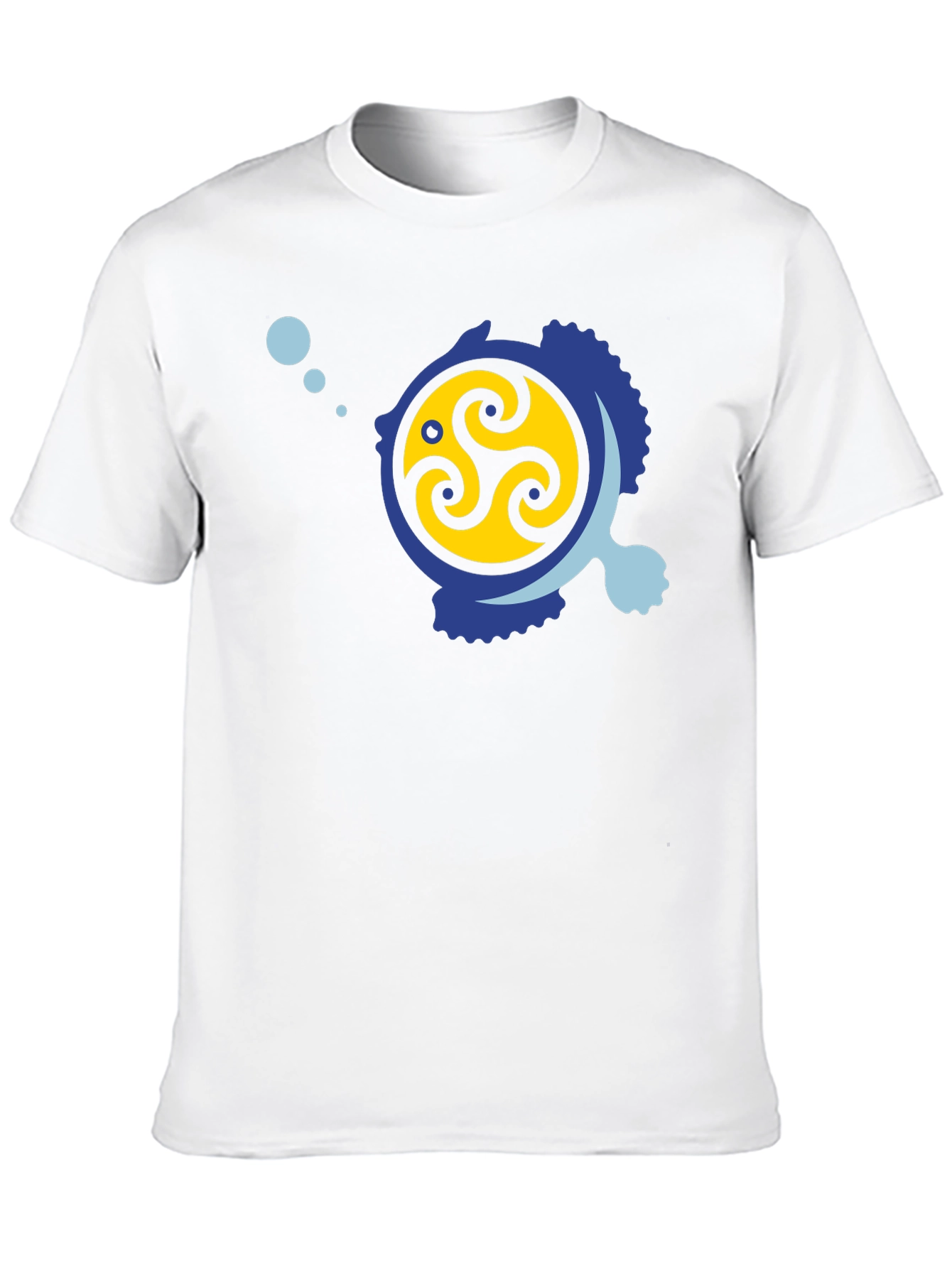 Triskelion Fish Graphic Tee - Stylish & Unique Design