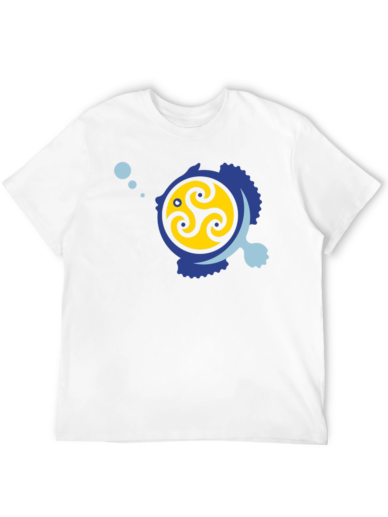 Triskelion Fish Graphic Tee - Stylish & Unique Design