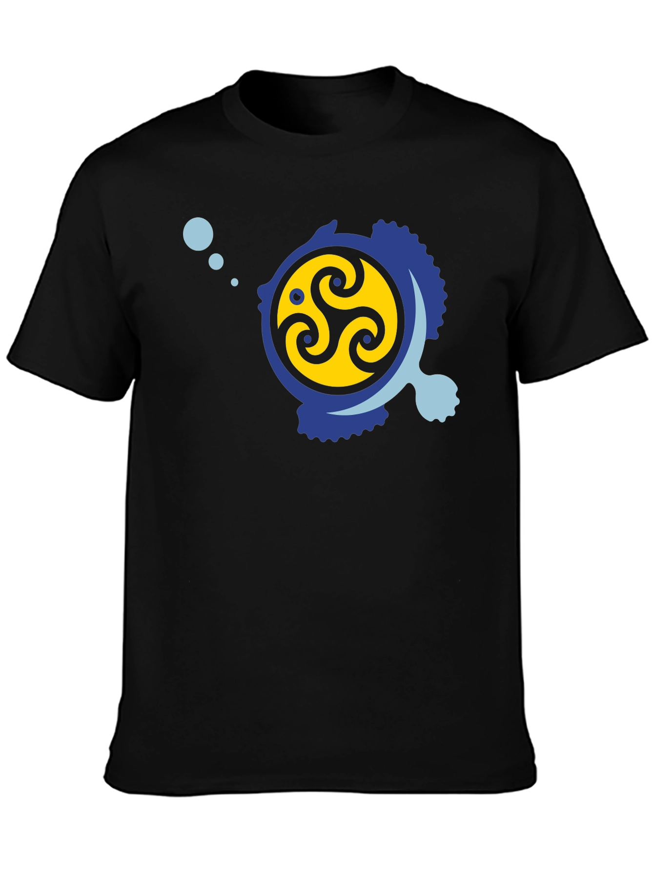 Triskelion Fish Graphic Tee - Stylish & Unique Design
