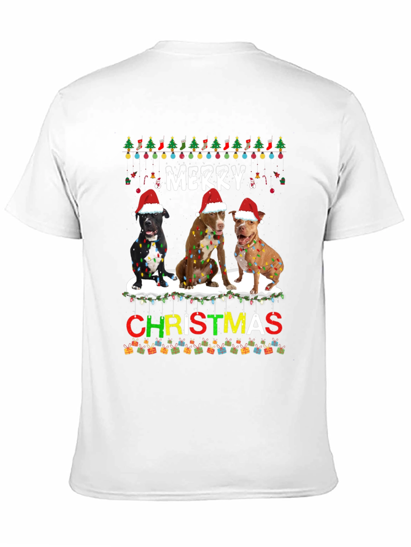 Merry Christmas Dogs T-Shirt
