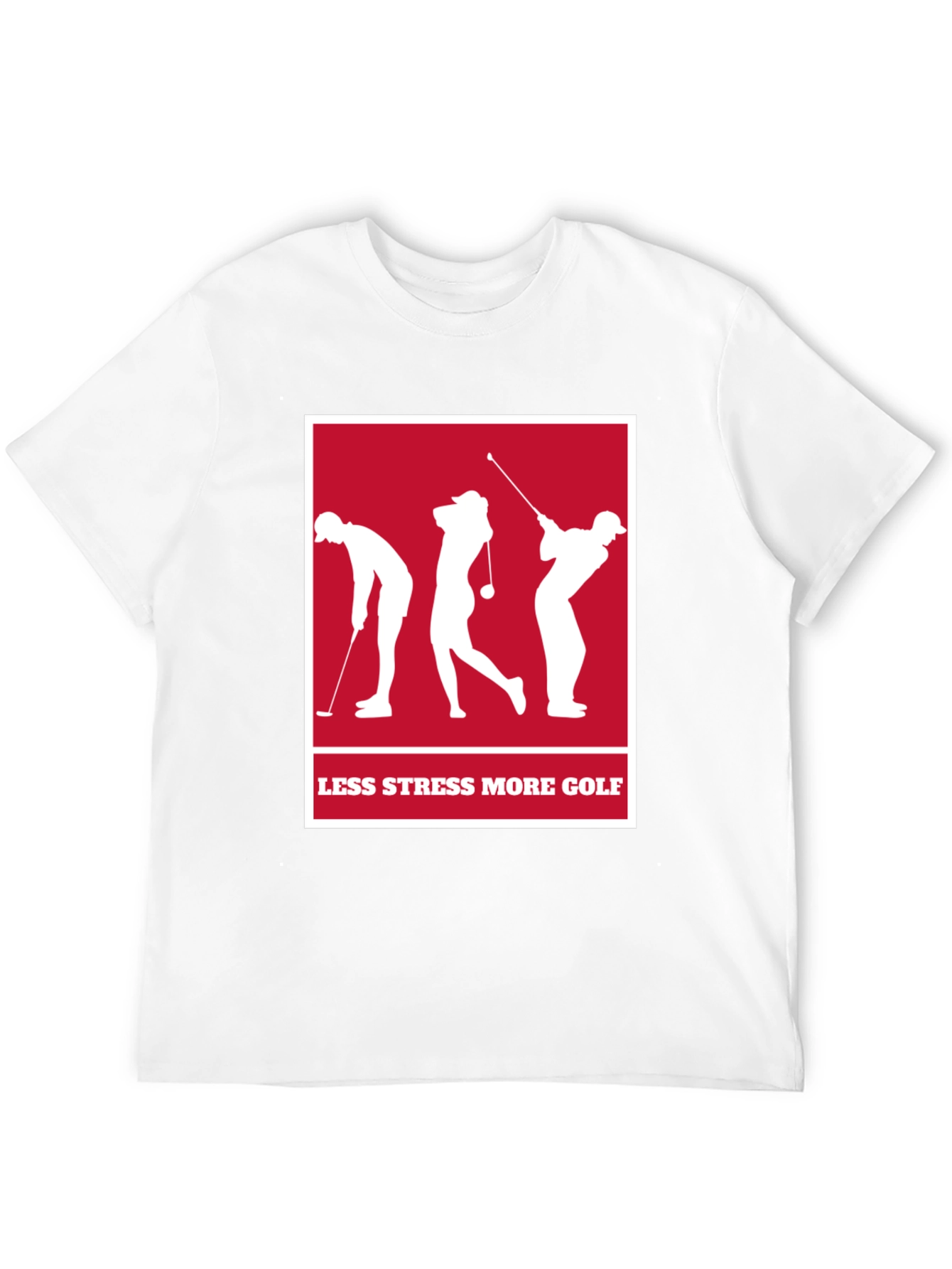Less Stress More Golf T-Shirt