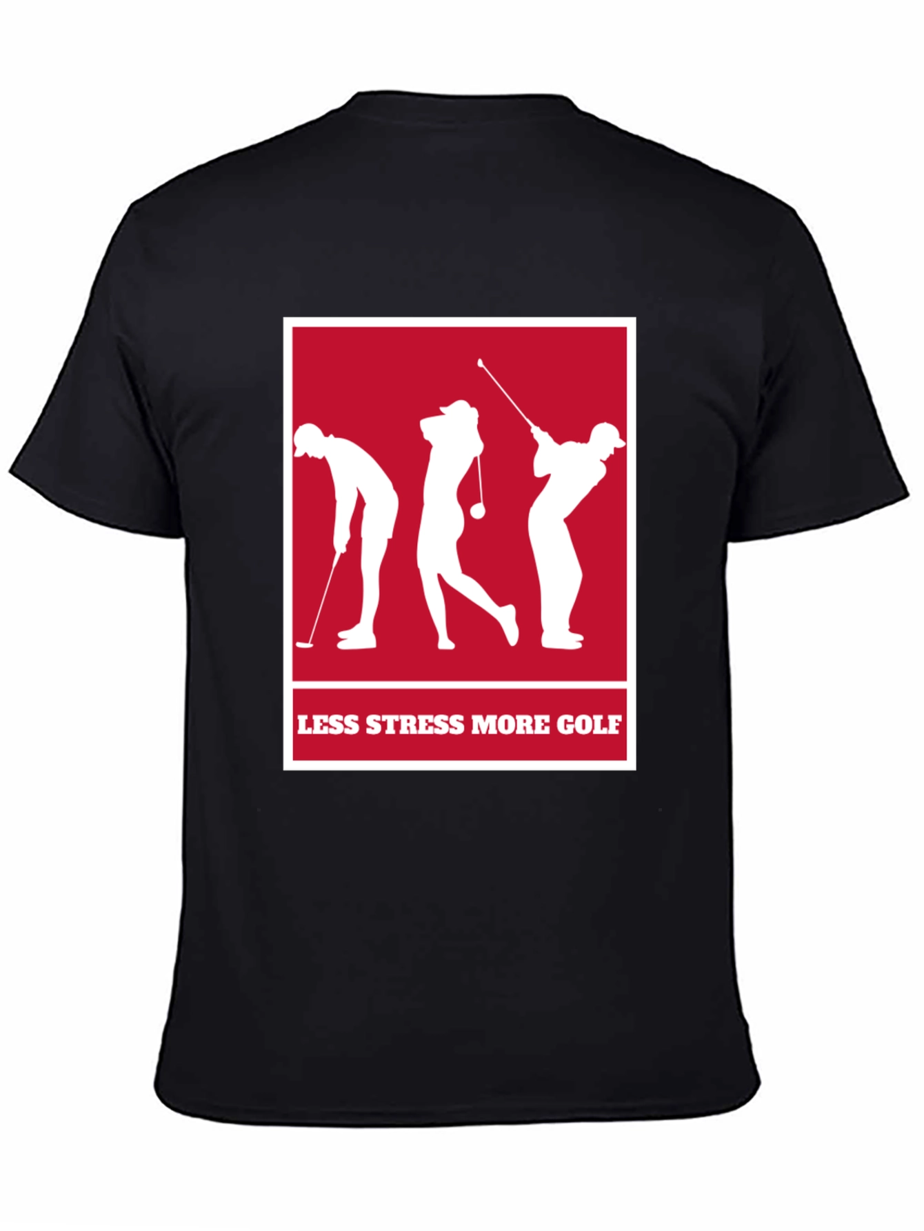 Less Stress More Golf T-Shirt