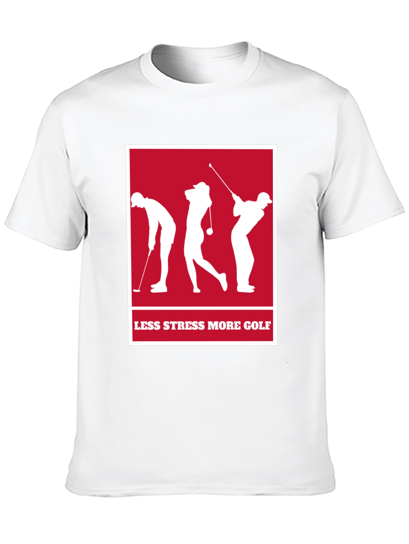 Less Stress More Golf T-Shirt
